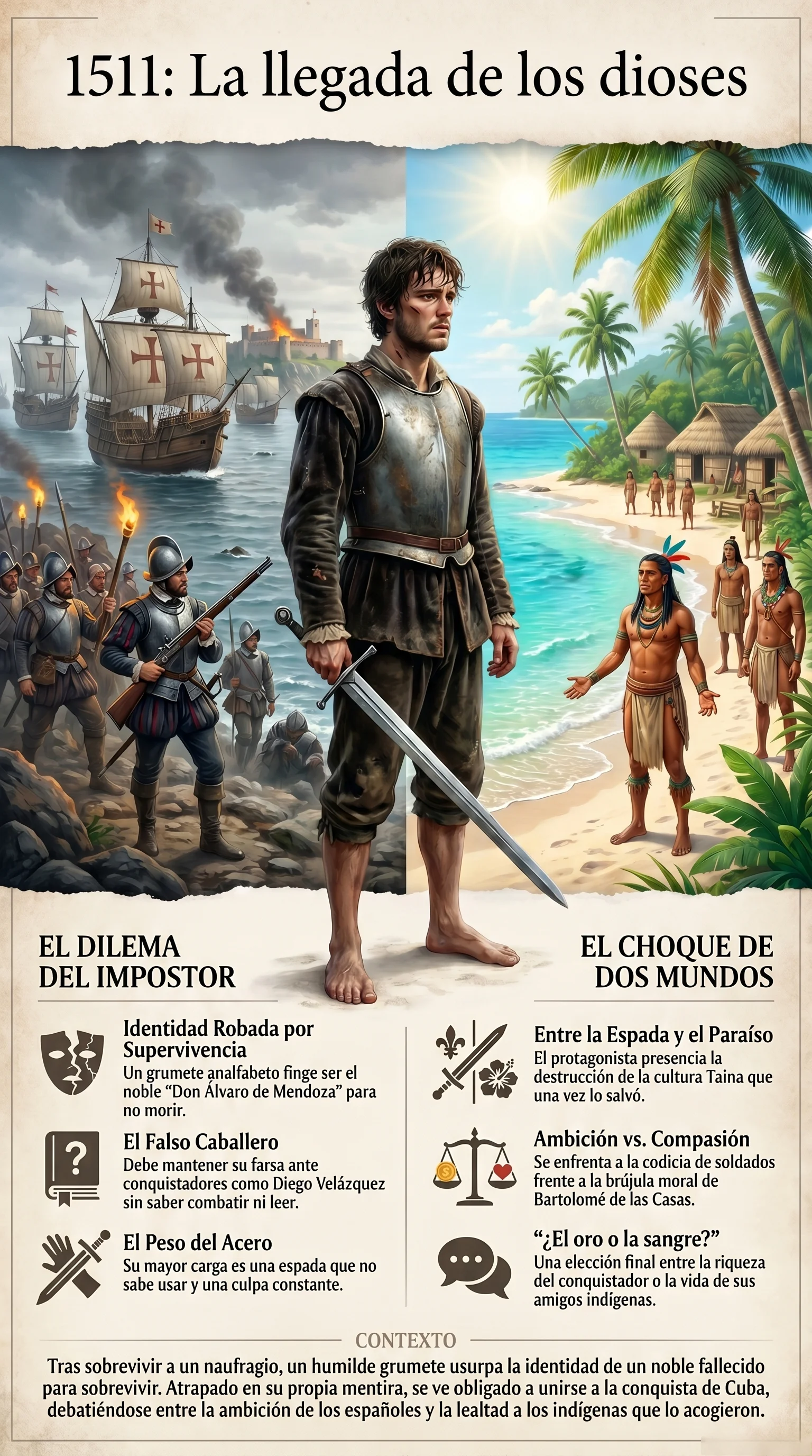 Infografía 1511 La llegada de los dioses
