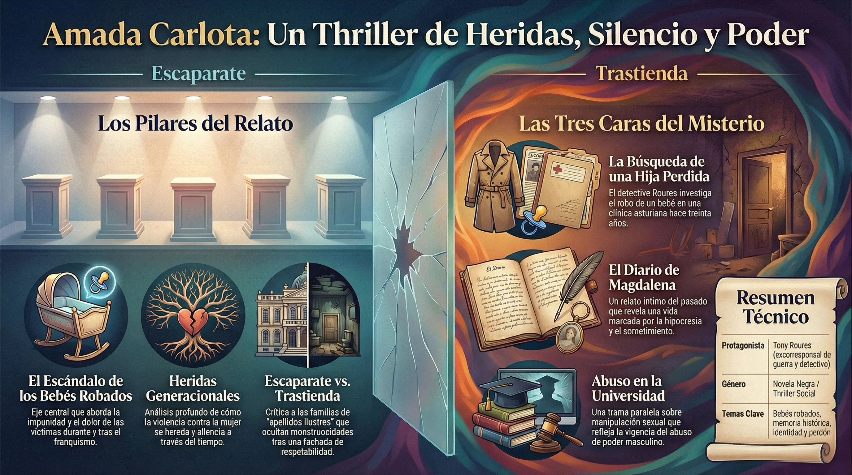 Infografía de Amada Carlota