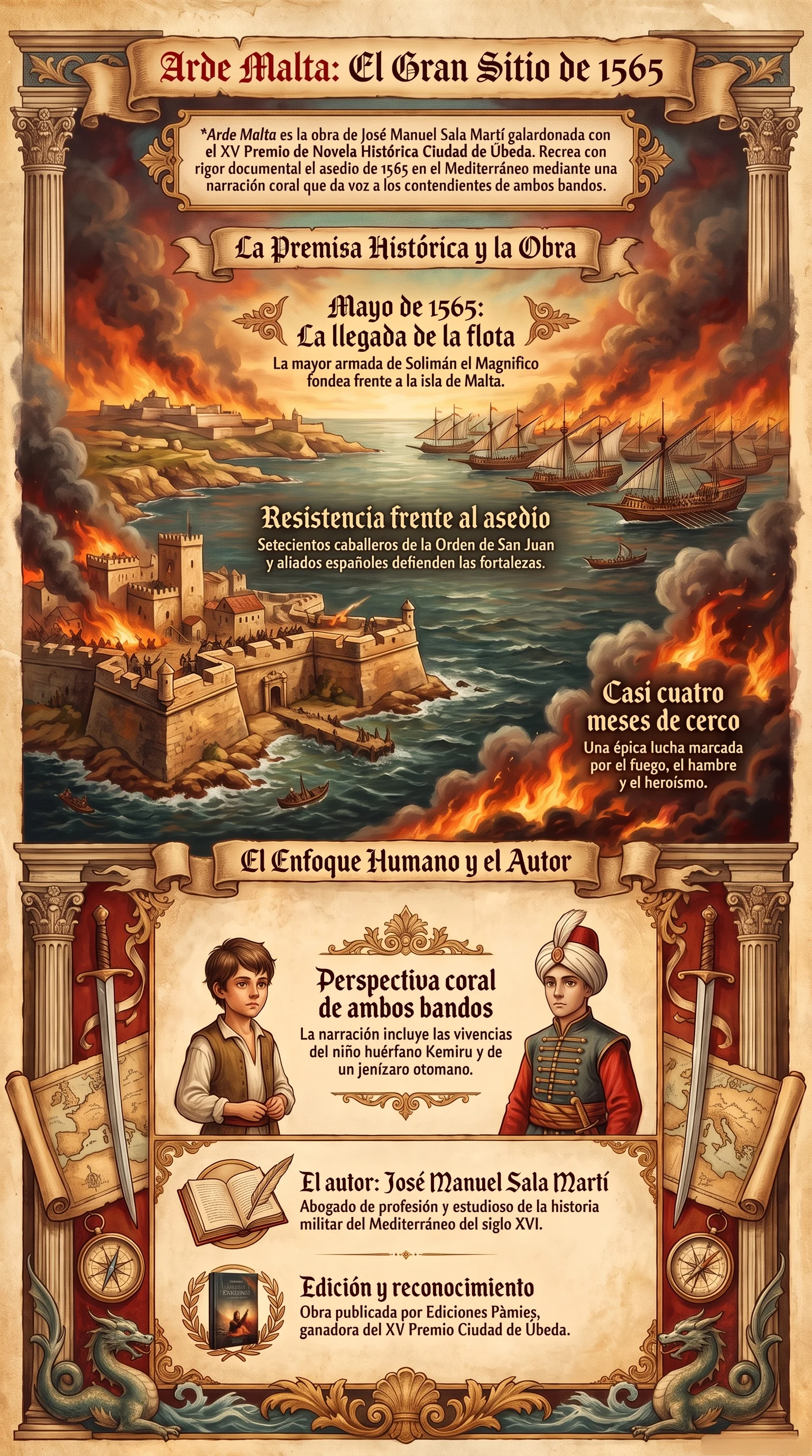 Infografía de Arde Malta