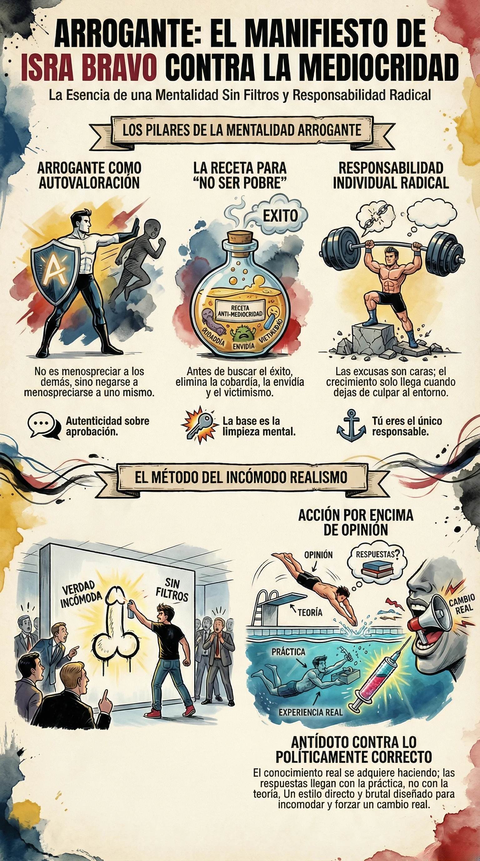 Infografía Arrogante