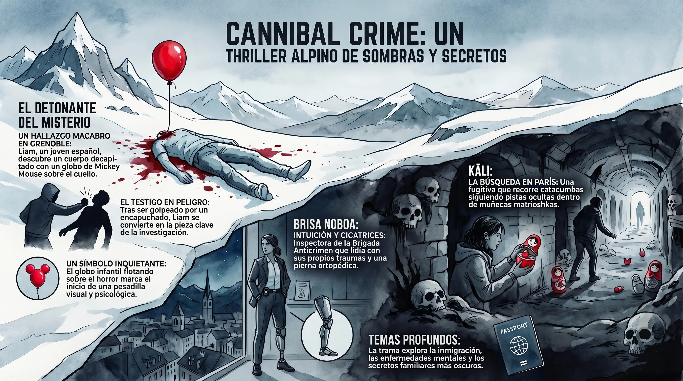 Infografía de Cannibal Crime