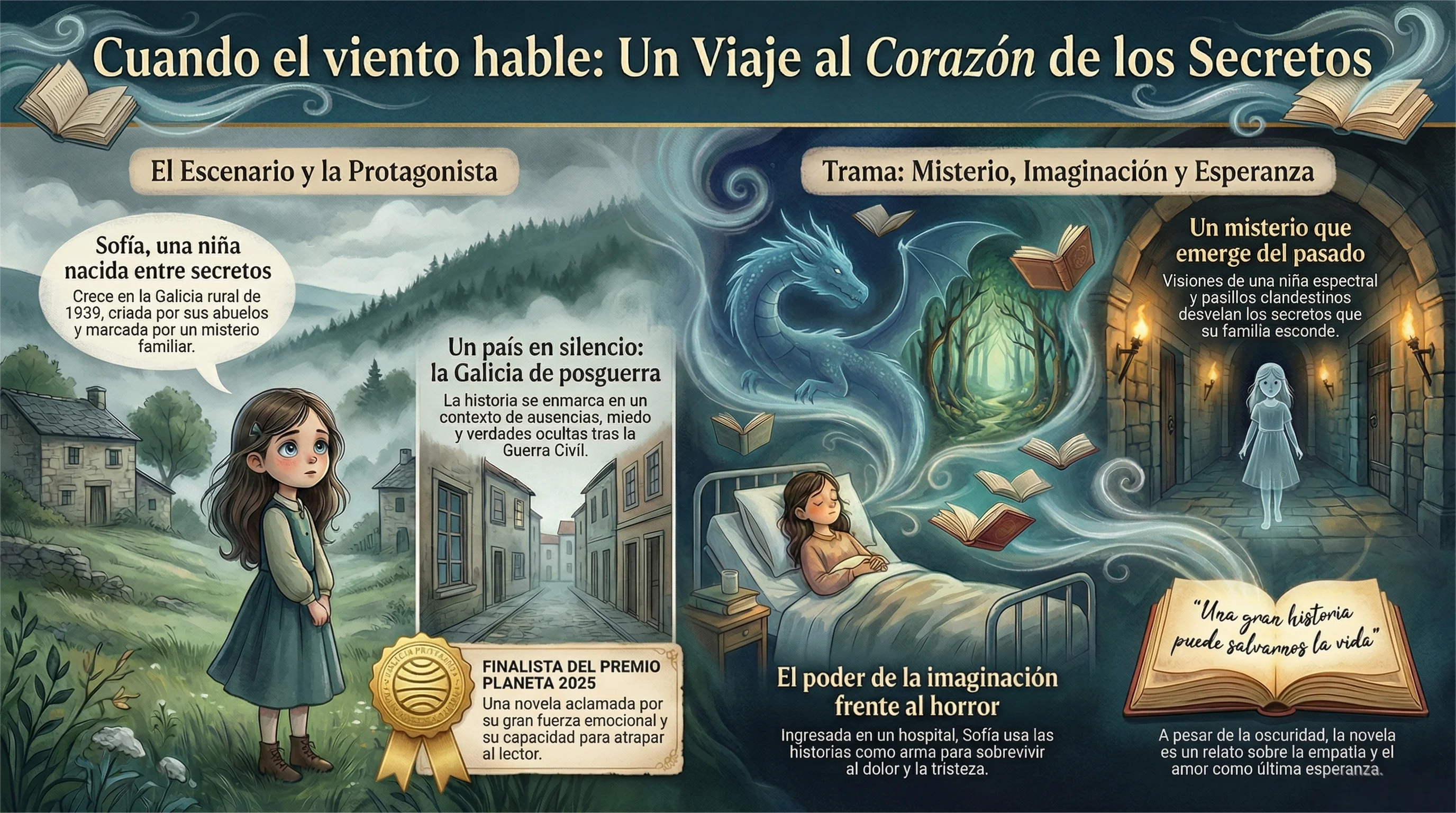 Infografía de Cuando el Viento Hable