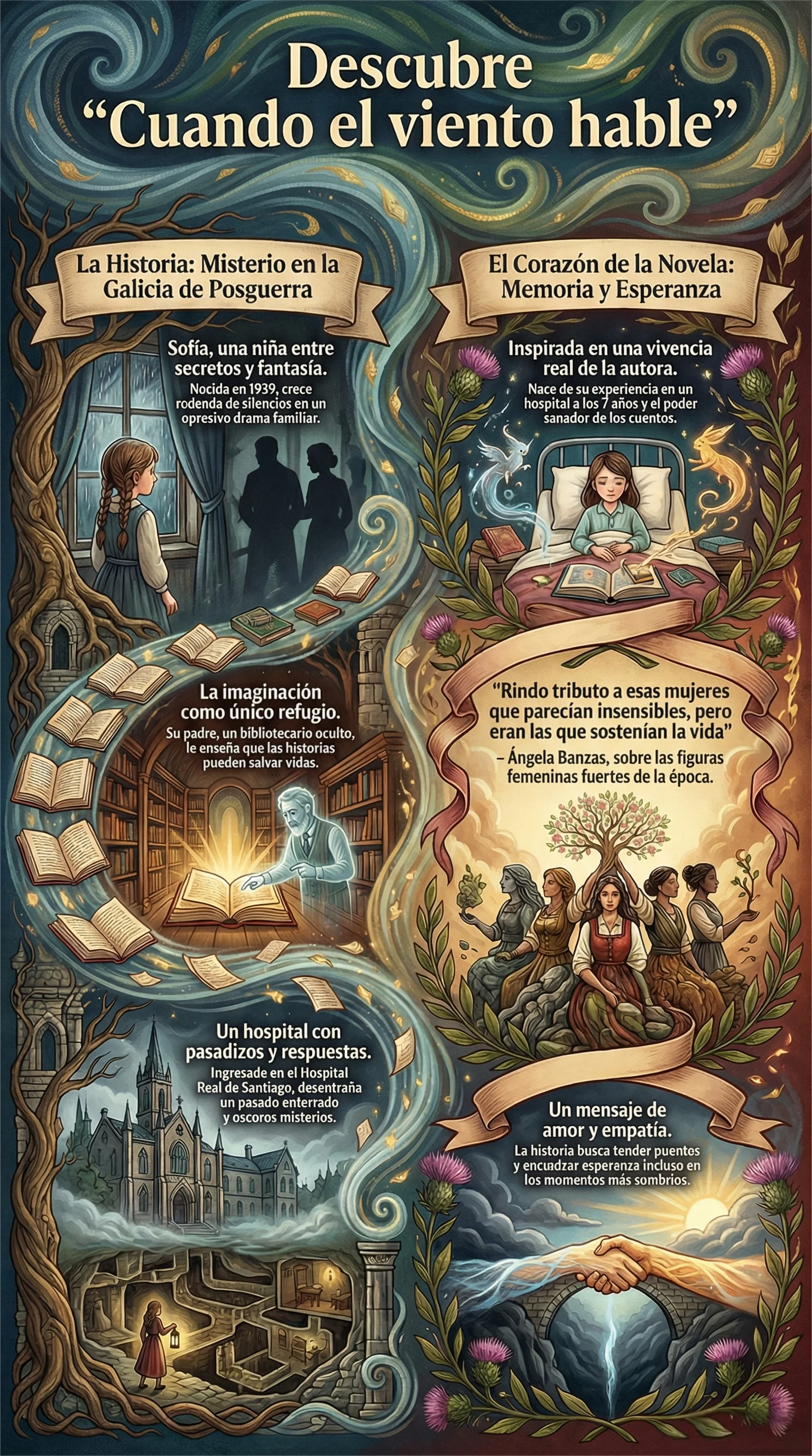 Infografía de Cuando el Viento Hable