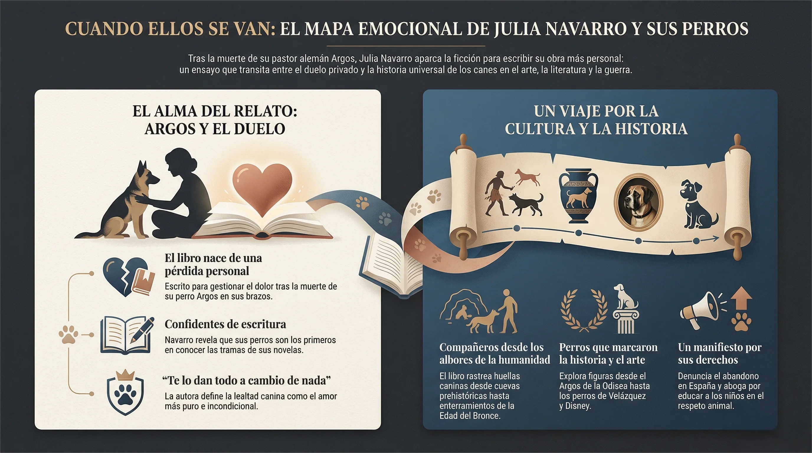 Infografía de Cuando Ellos Se Van