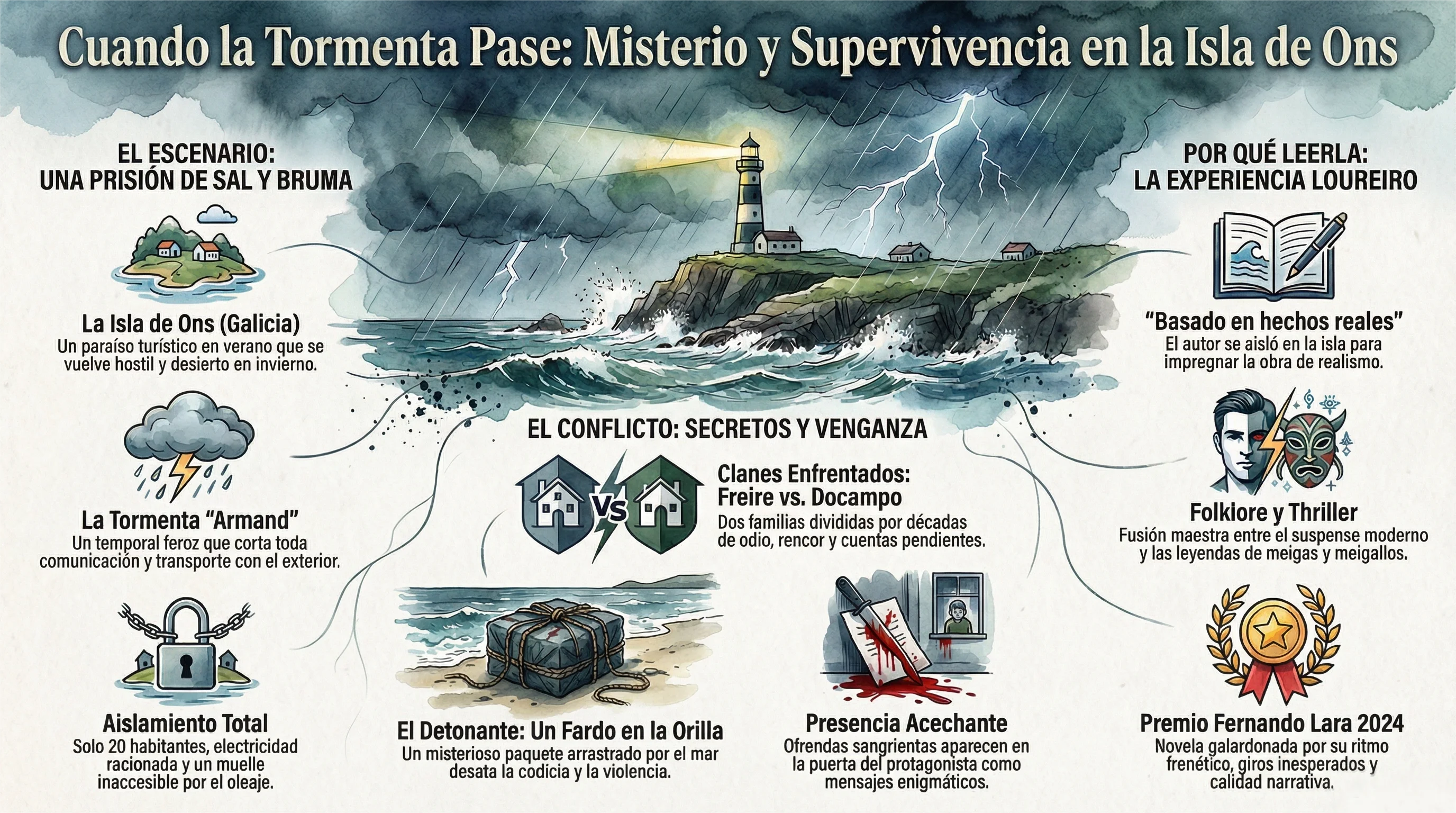 Infografía de Cuando la Tormenta Pase