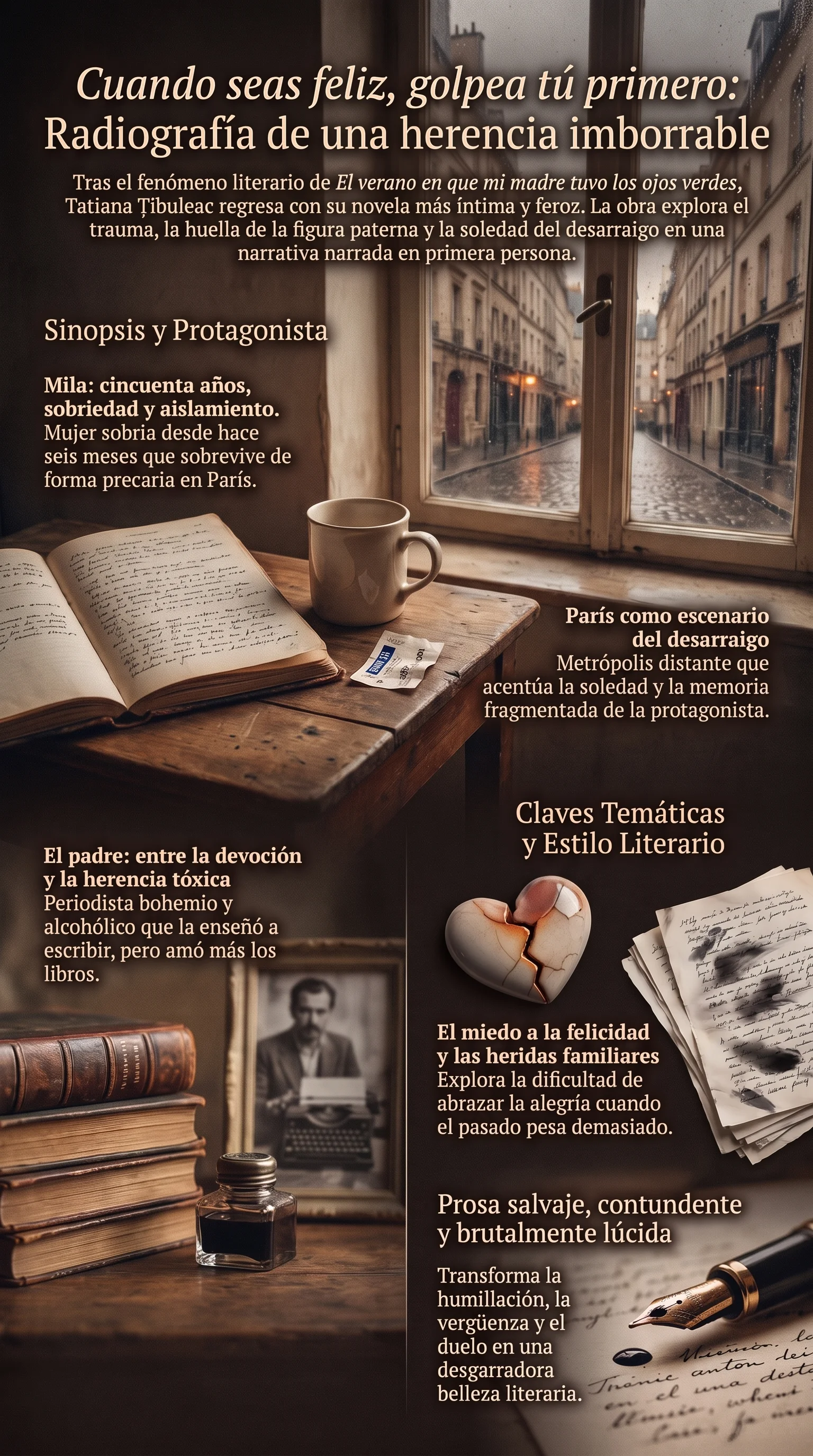 Infografía de Cuando seas feliz, golpea tú primero