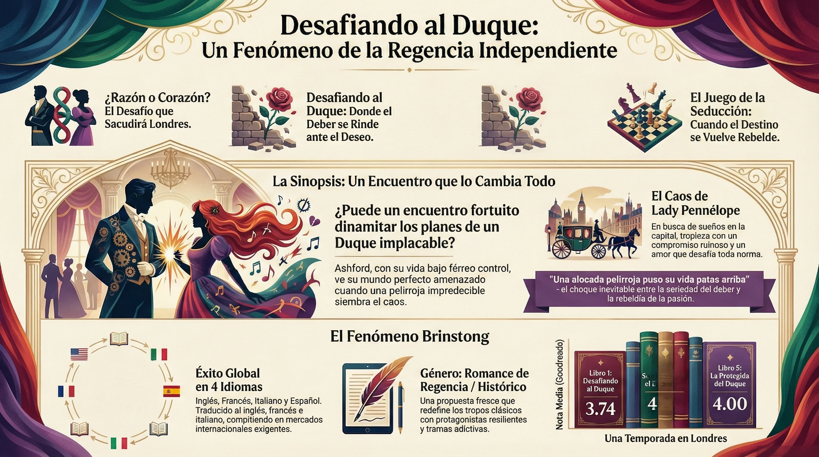 Infografía de Desafiando al Duque