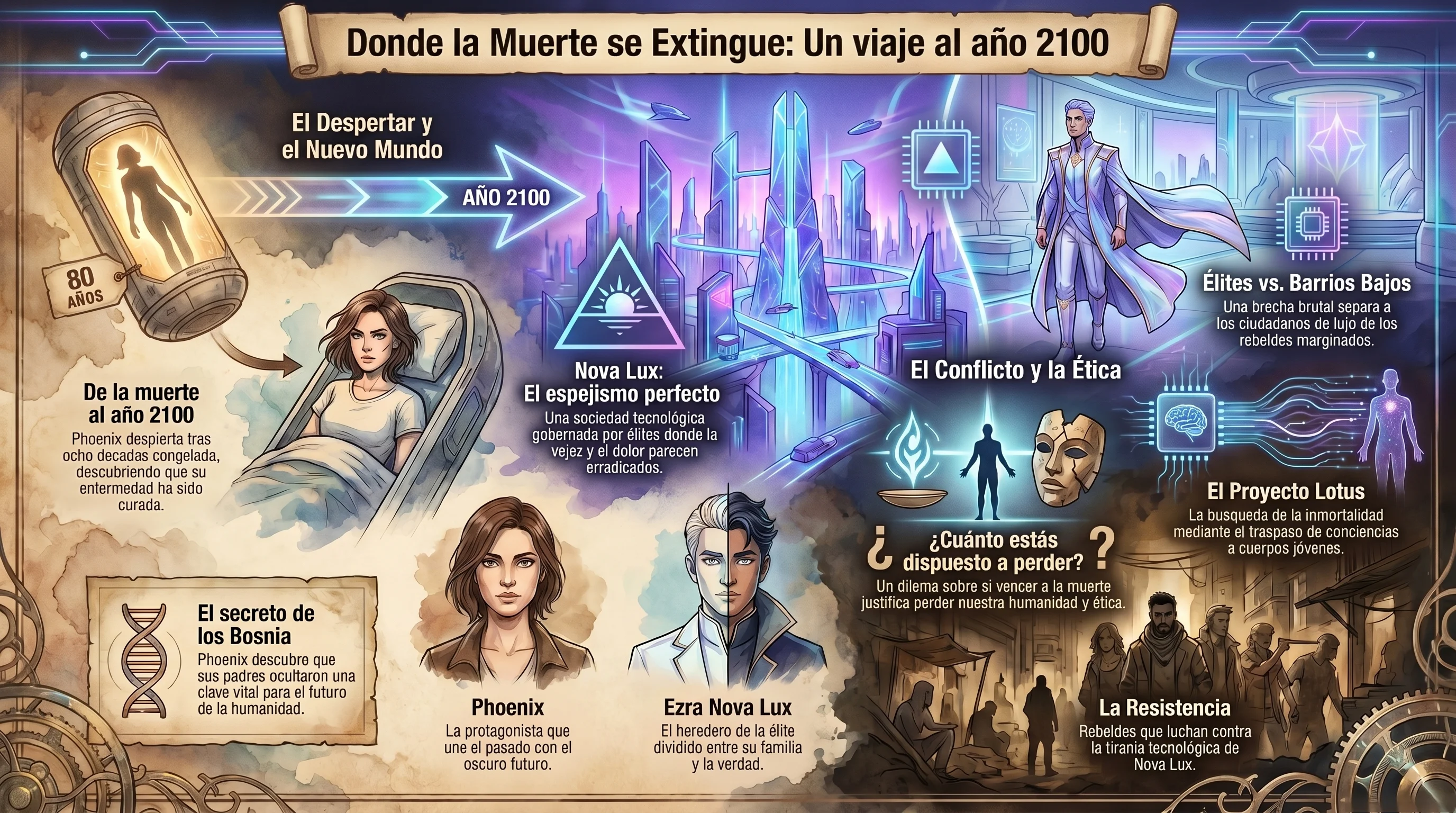 Infografía de Donde la Muerte se Extingue