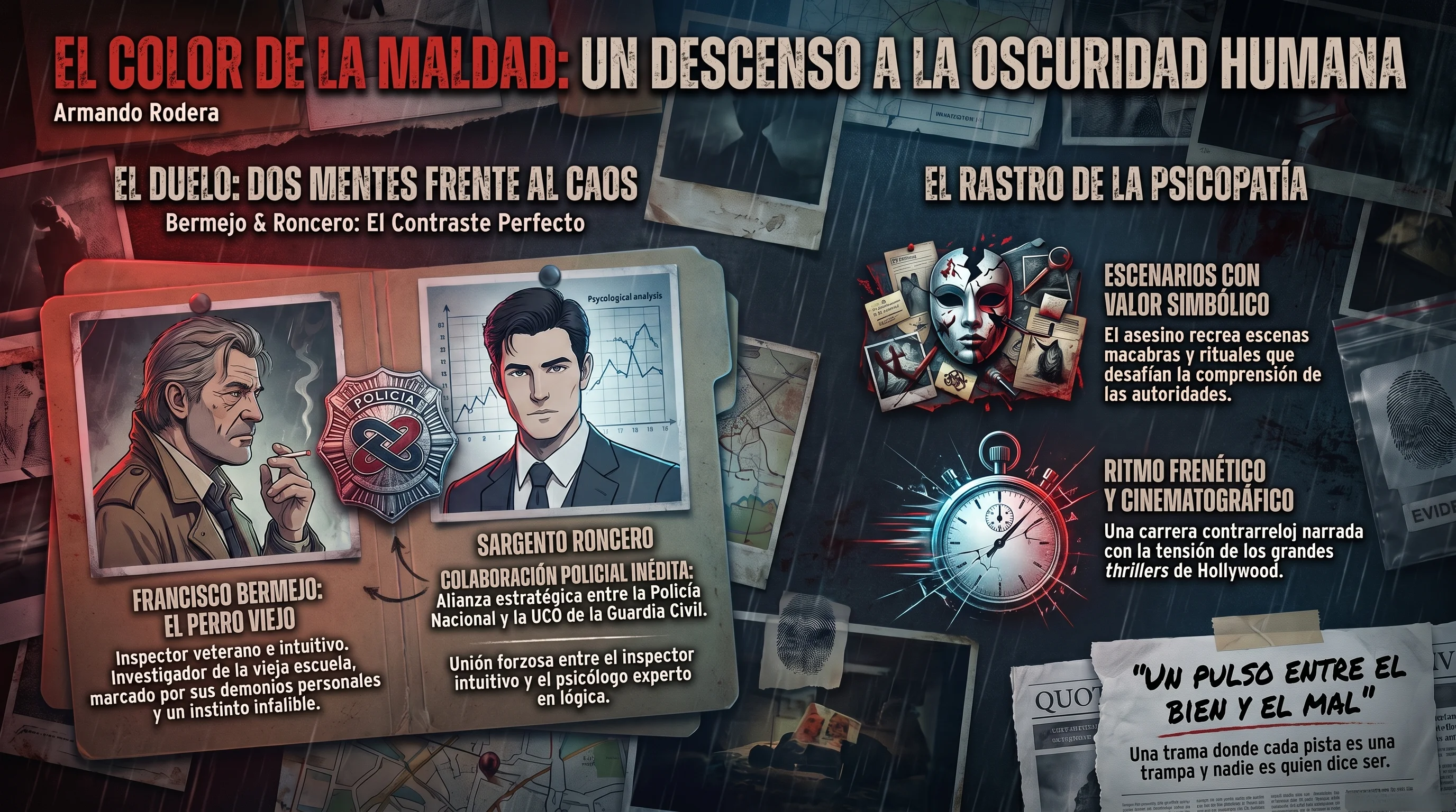Infografía de El Color de la Maldad