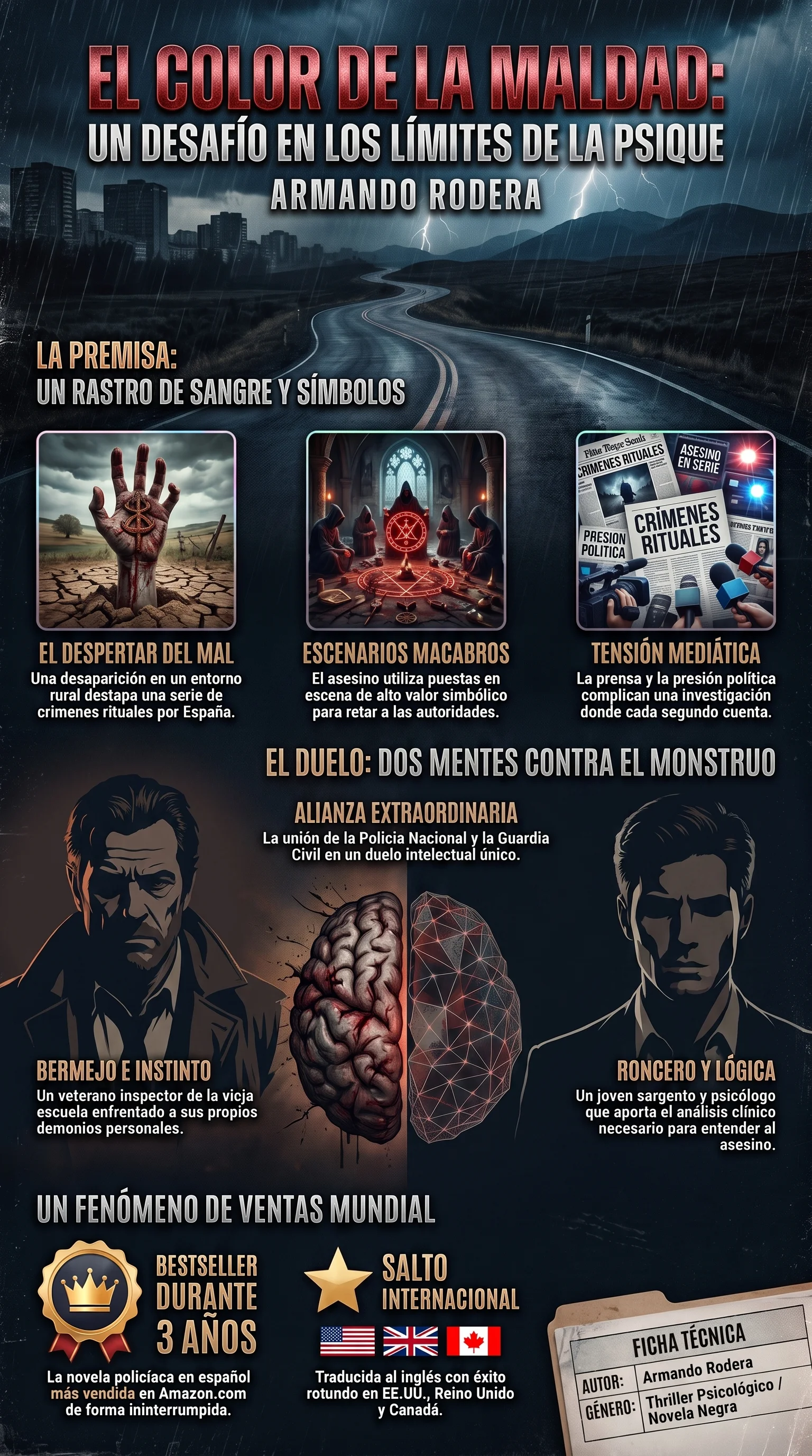 Infografía El Color de la Maldad