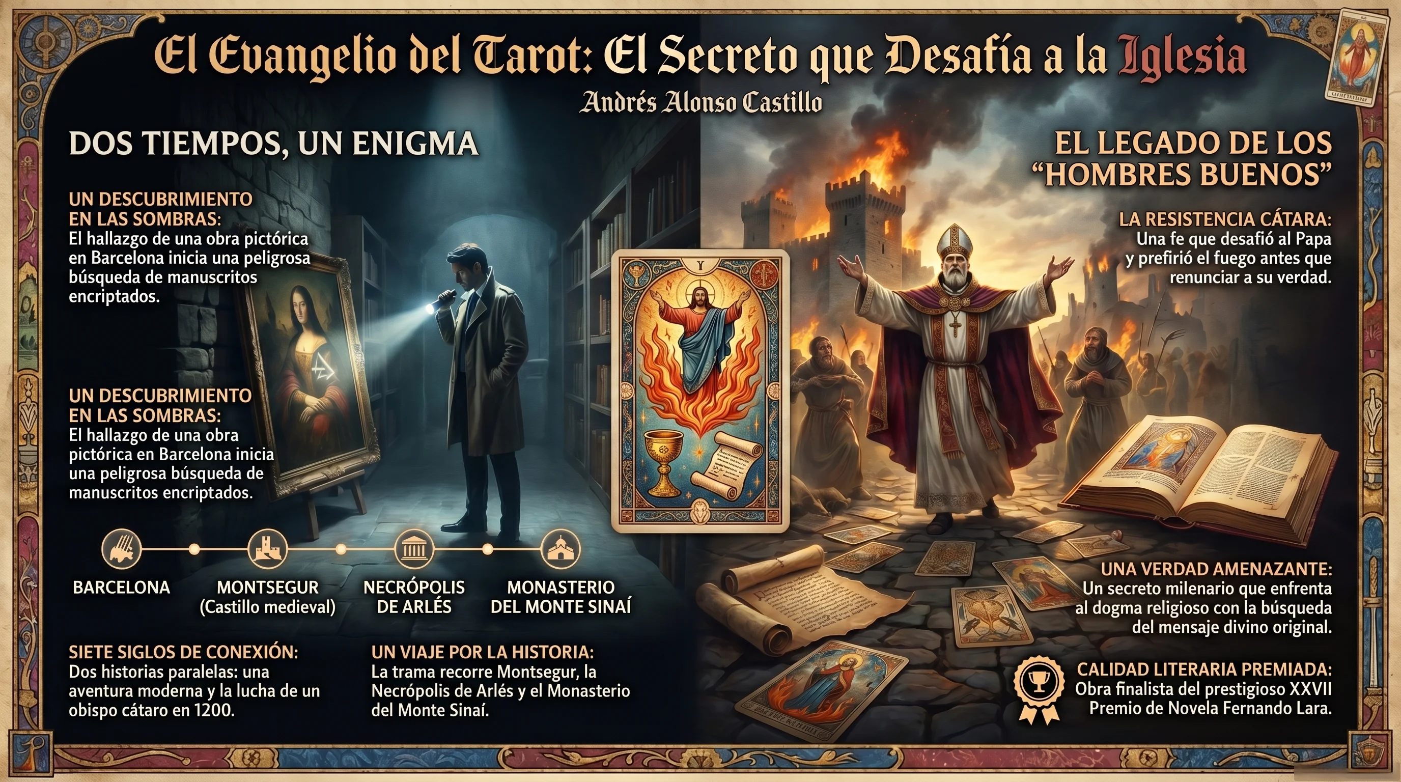 Infografía de El Evangelio del Tarot