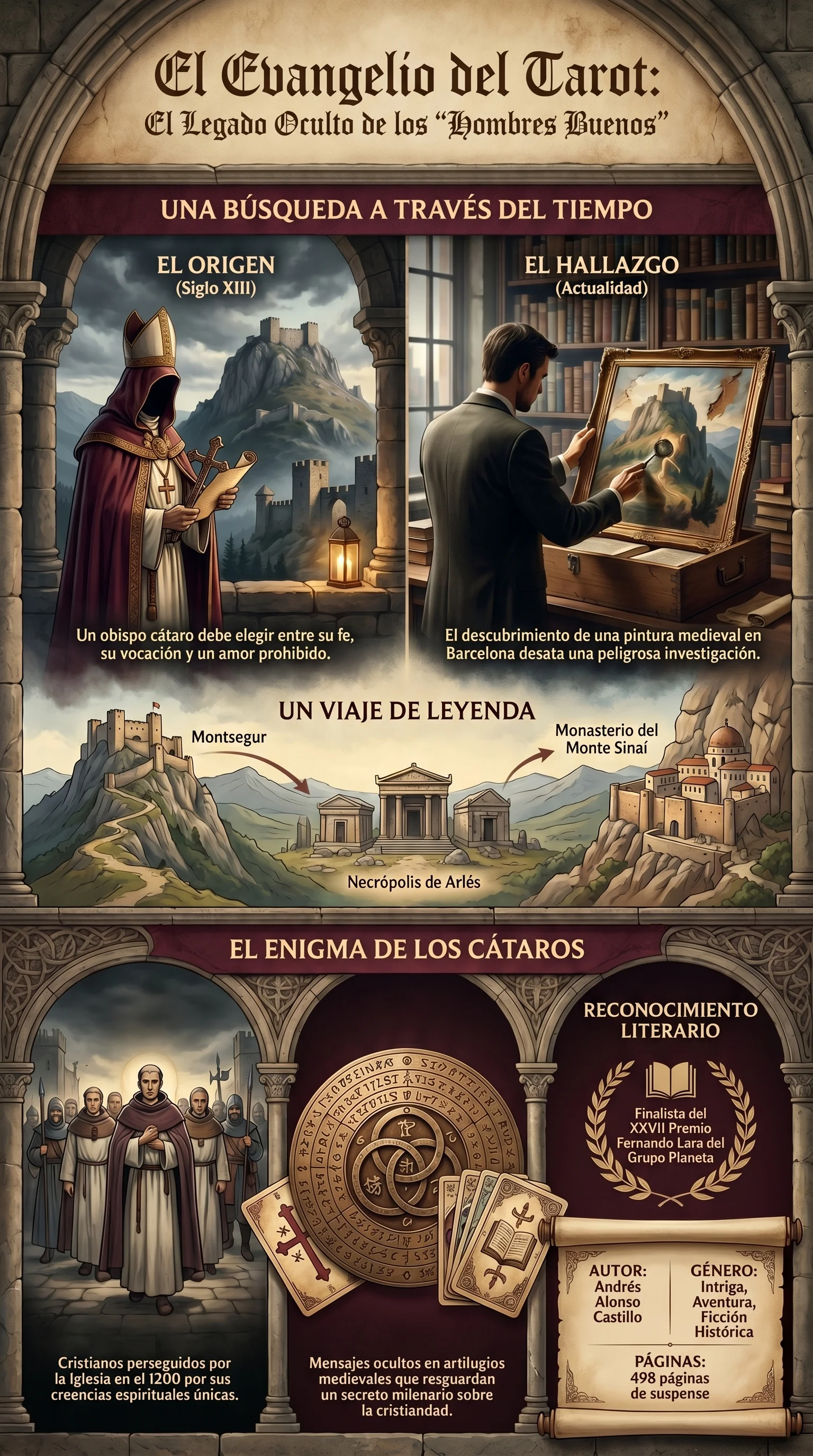 Infografía El Evangelio del Tarot