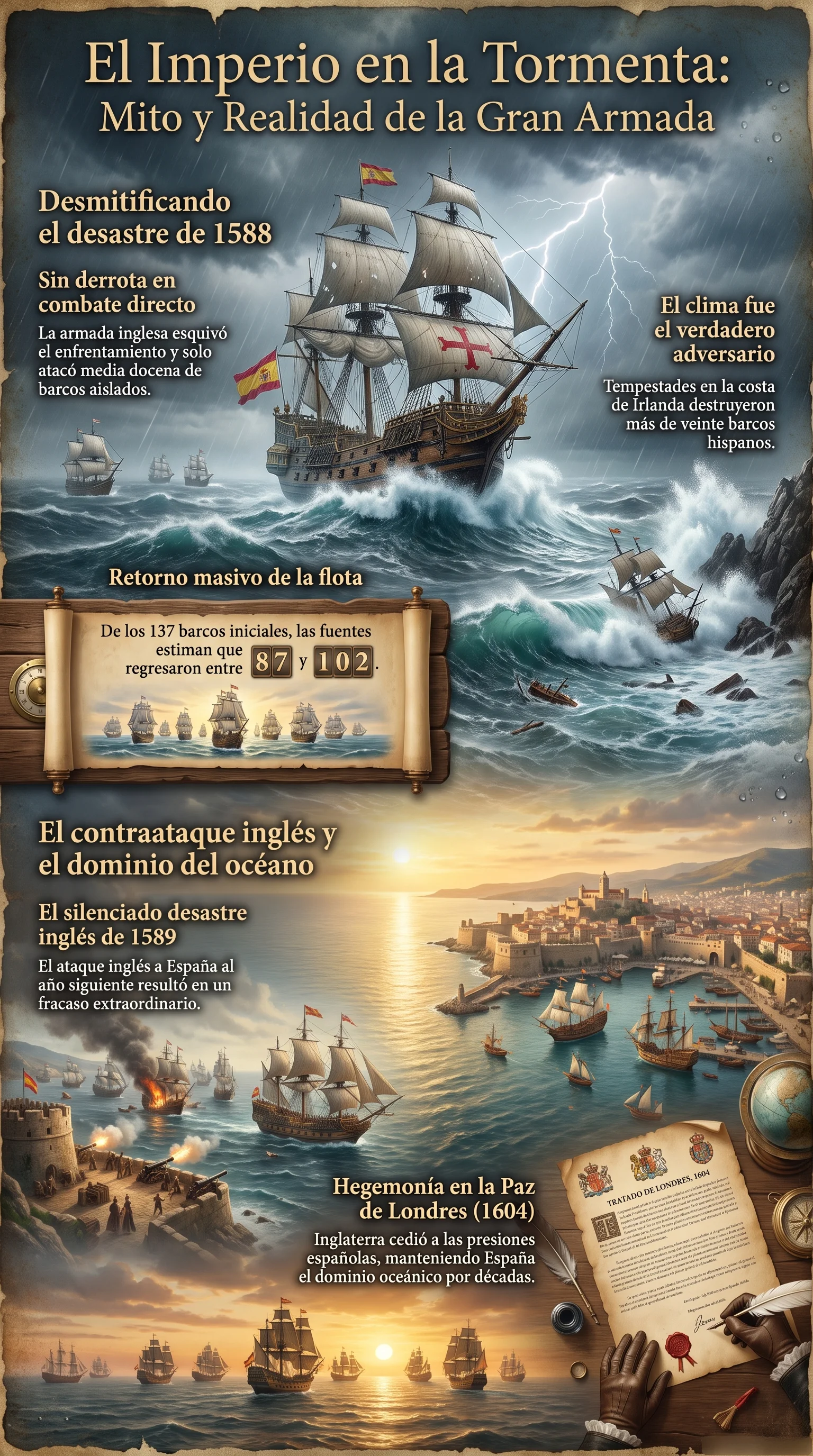 Infografía El Imperio en la tormenta