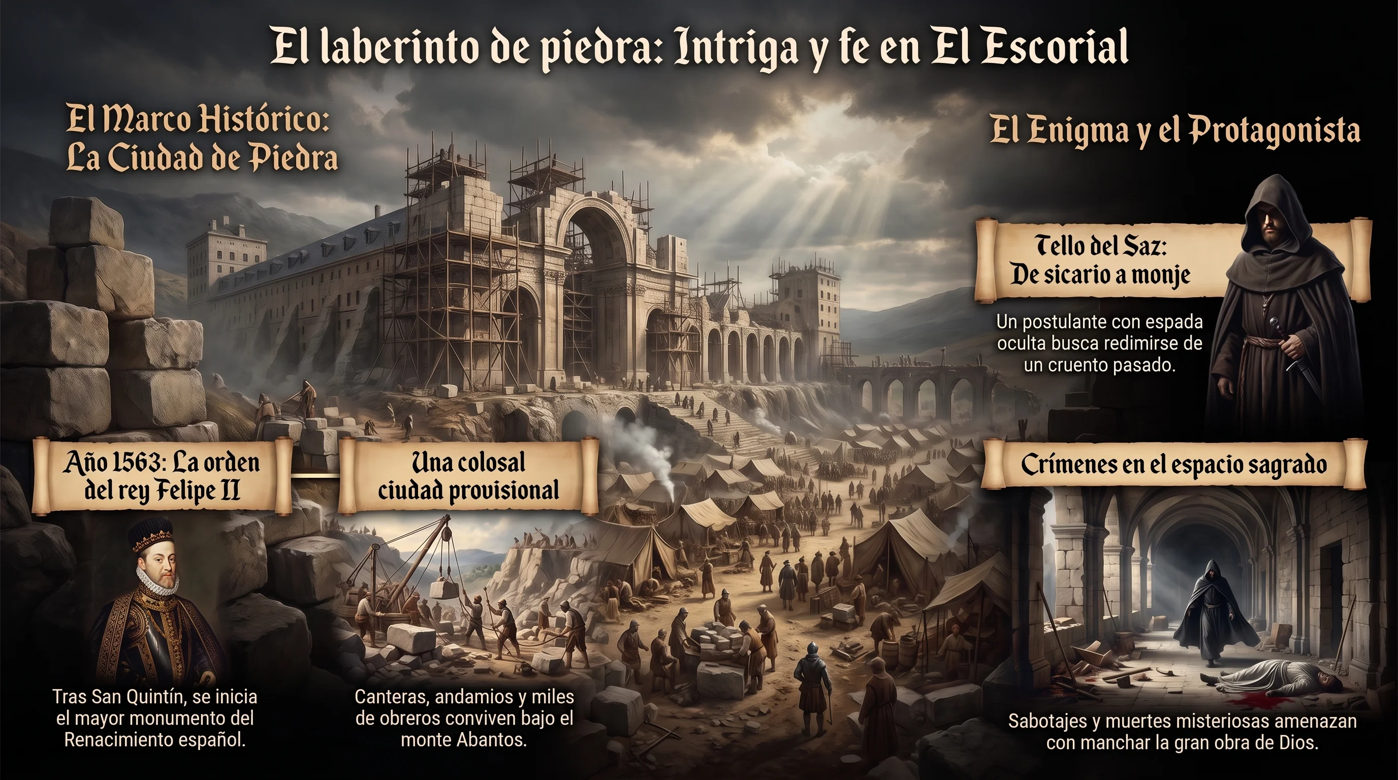 Infografía de El laberinto de piedra
