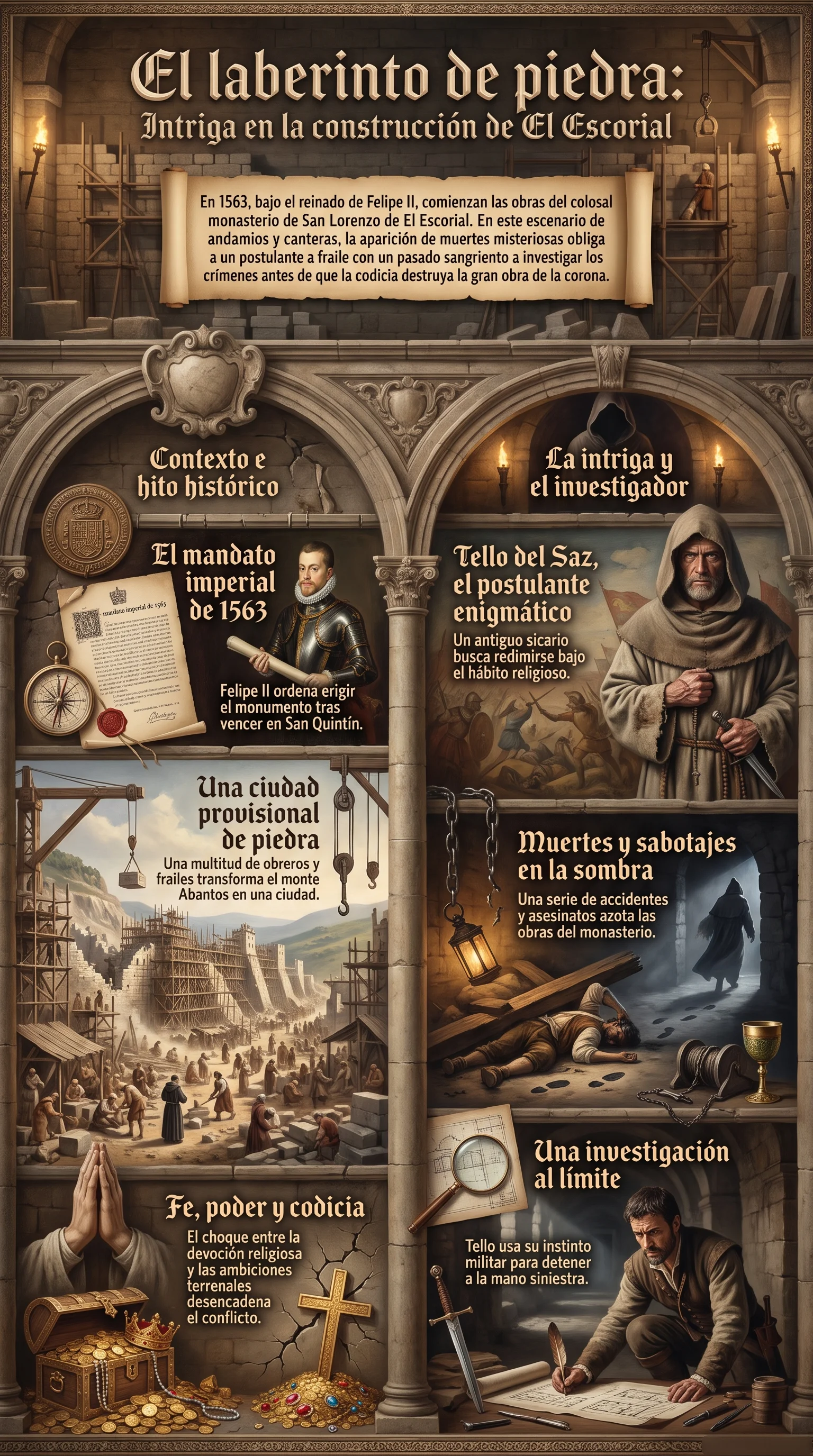 Infografía El laberinto de piedra