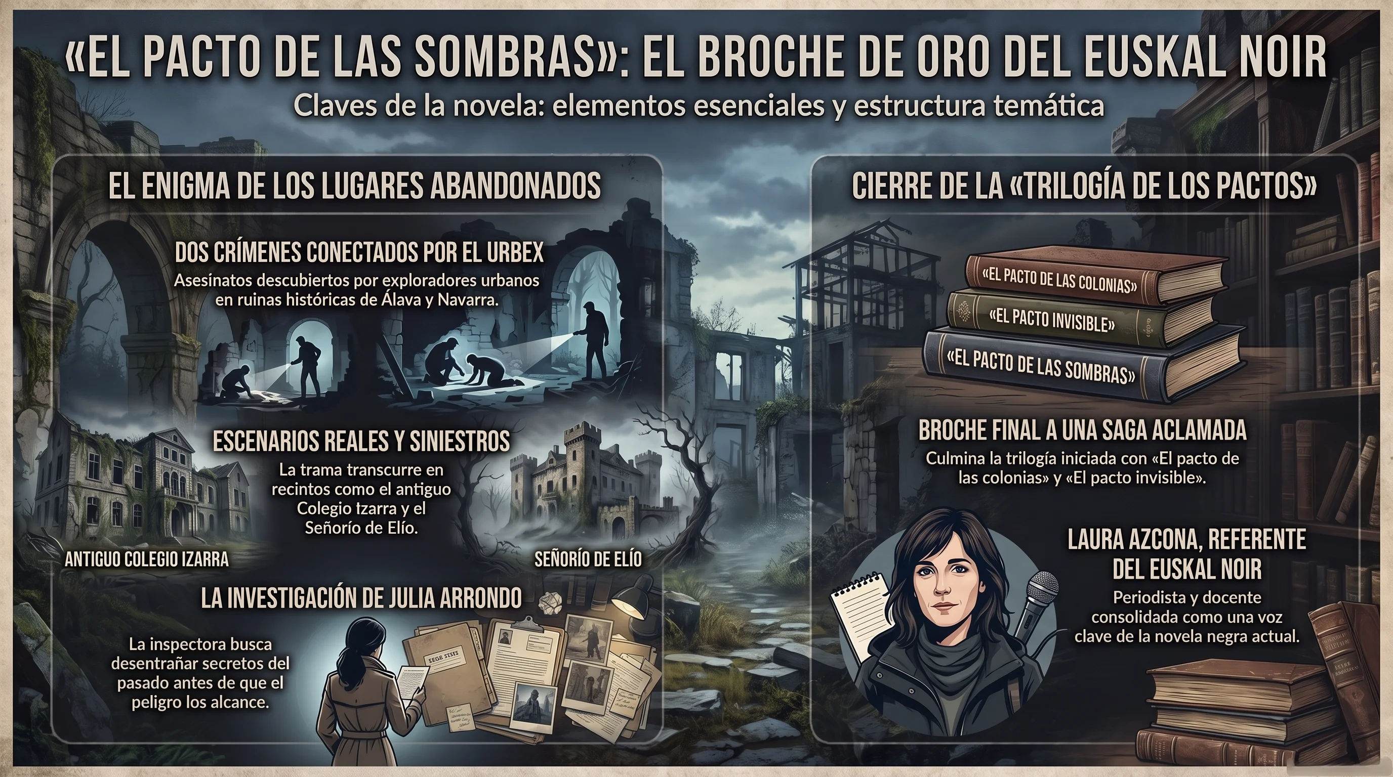 Infografía de El pacto de las sombras