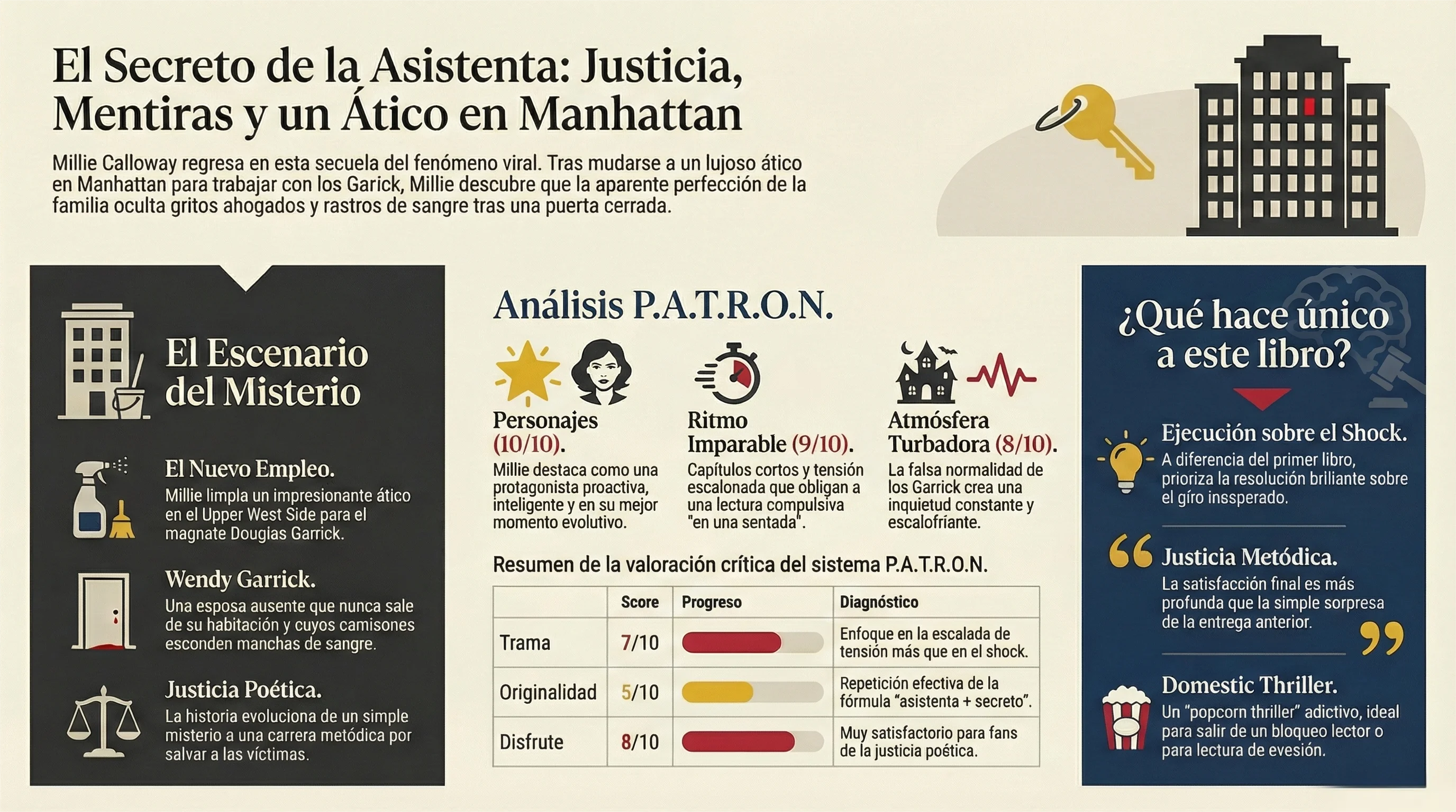 Infografía de El Secreto de la Asistenta