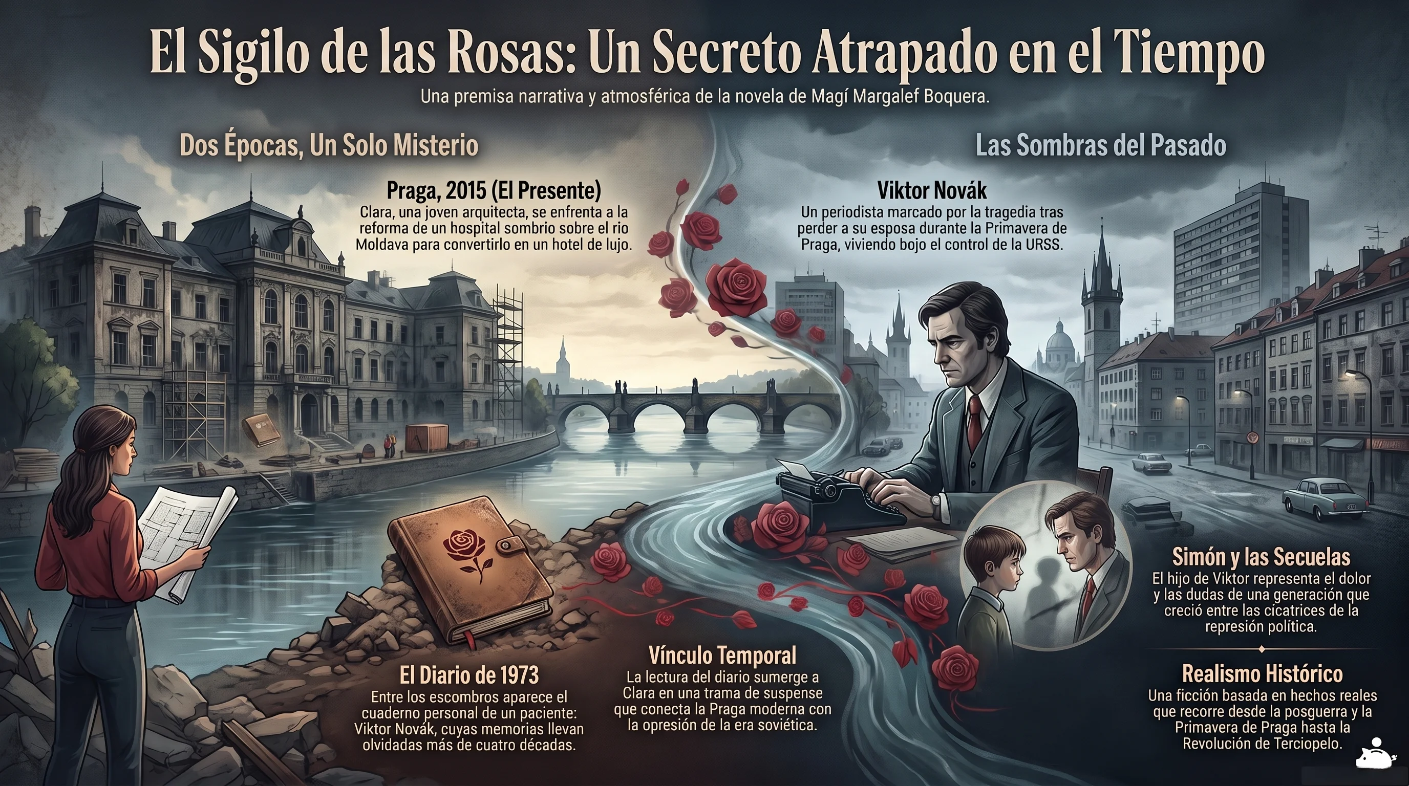 Infografía de El Sigilo de las Rosas