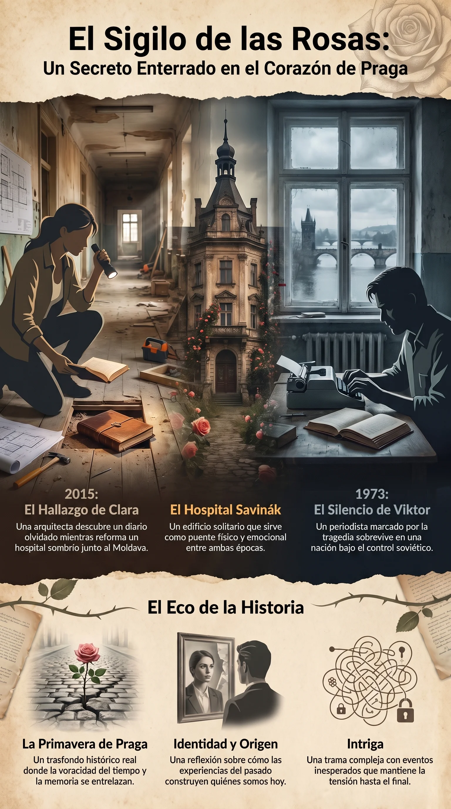 Infografía El Sigilo de las Rosas