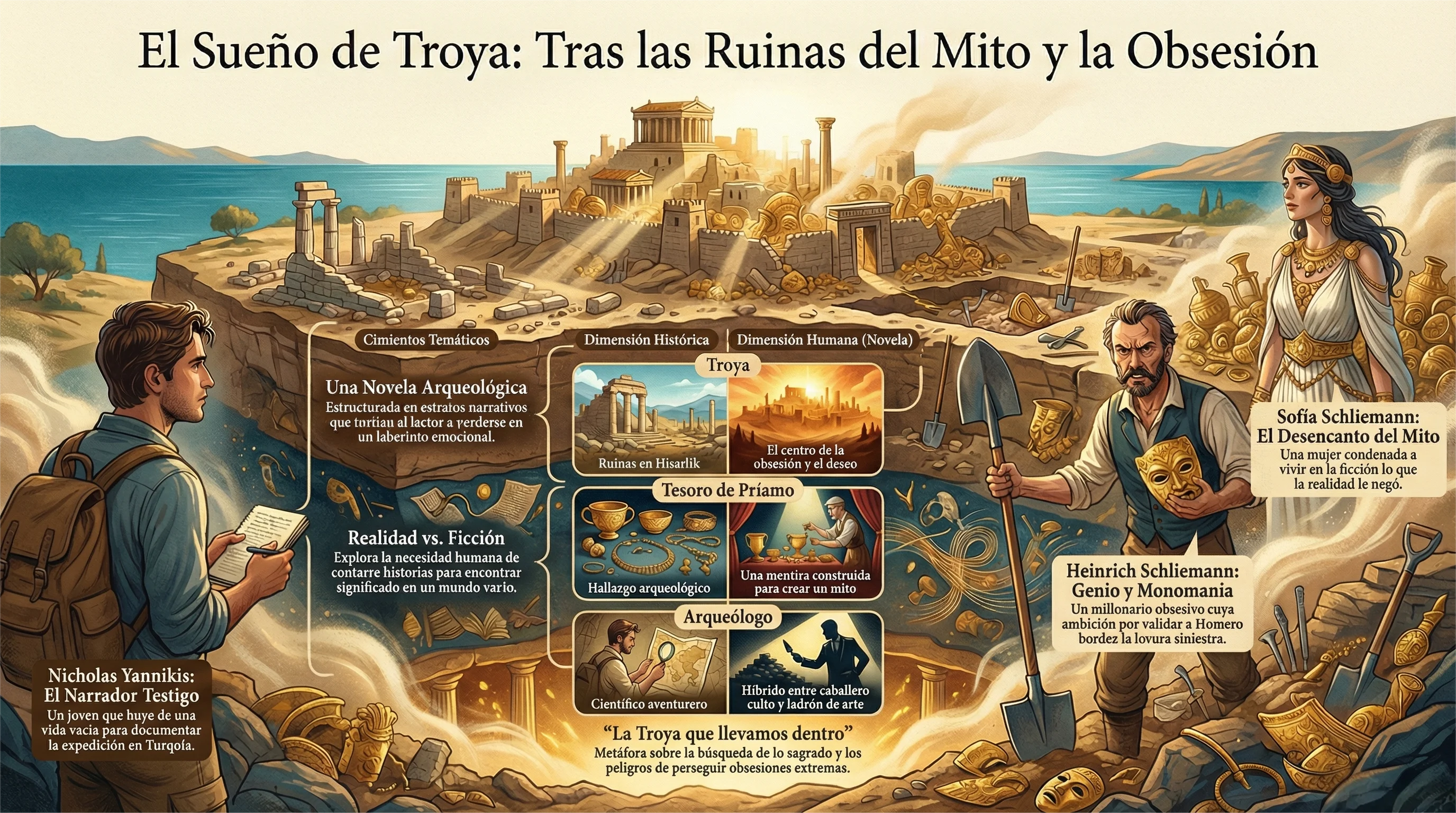 Infografía de El Sueño de Troya