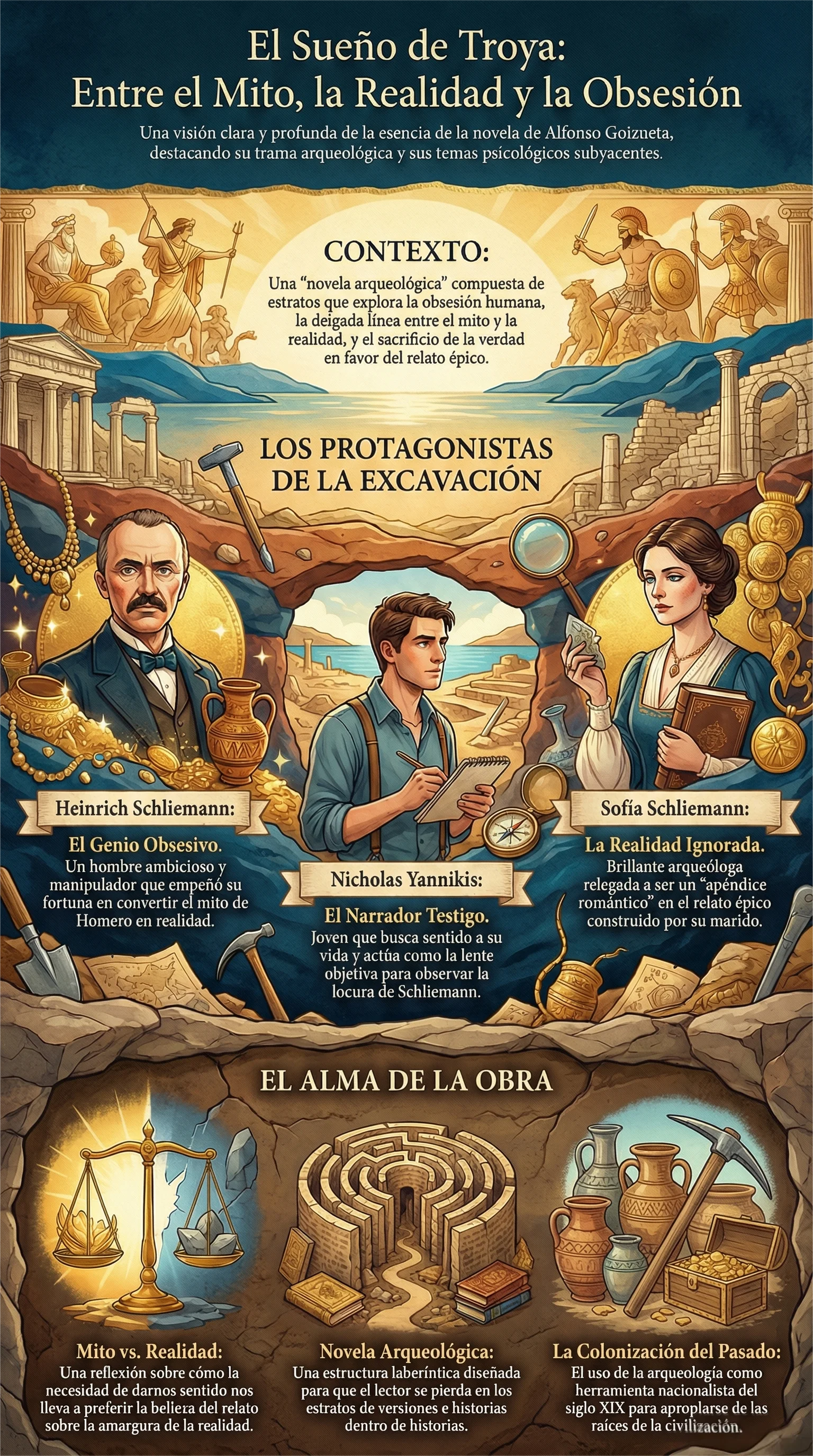 Infografía El Sueño de Troya