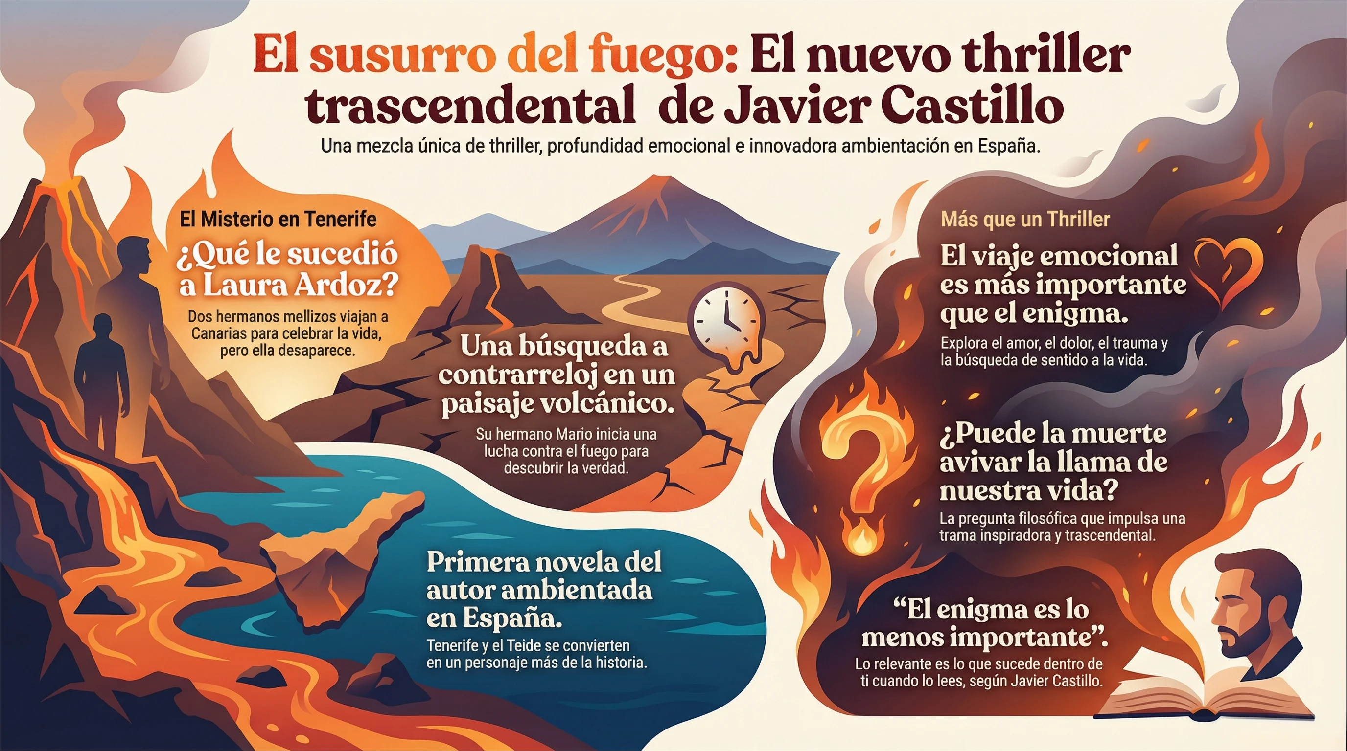 Infografía de El Susurro del Fuego