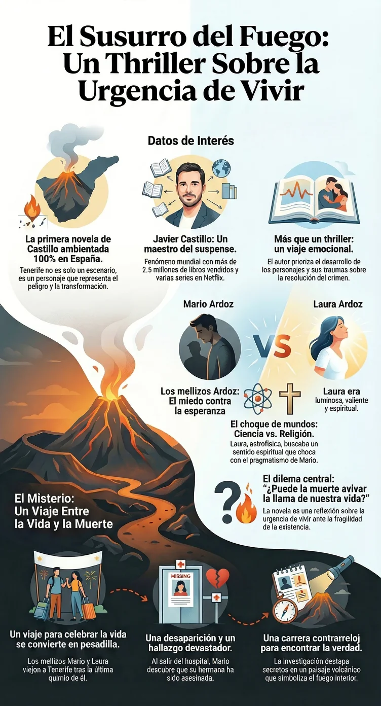 Infografía de El Susurro del Fuego