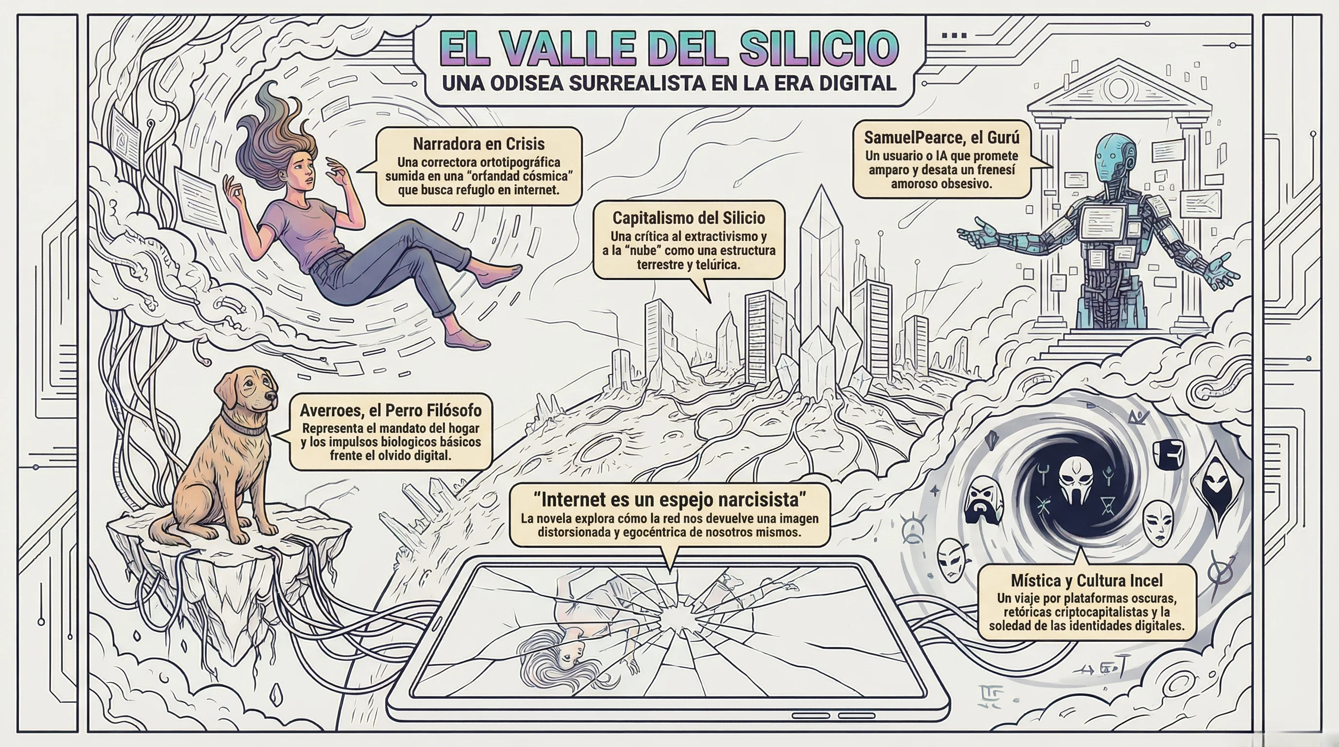 Infografía de El Valle del Silicio