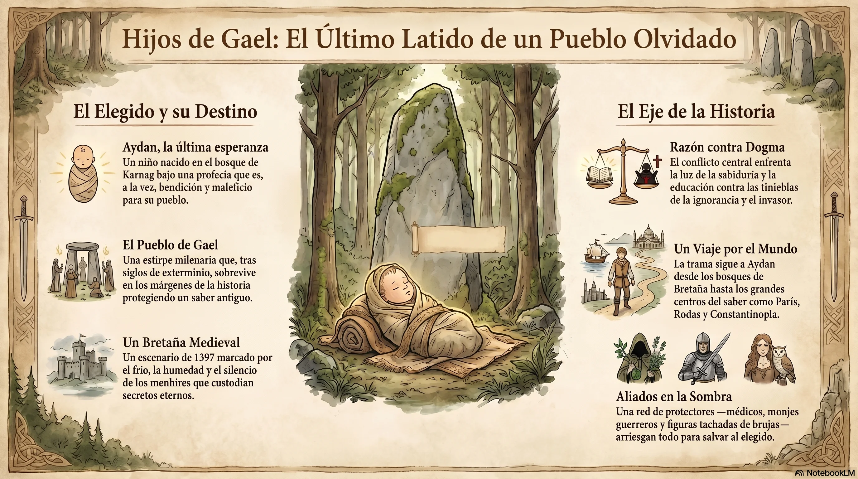 Infografía de Hijos de Gael