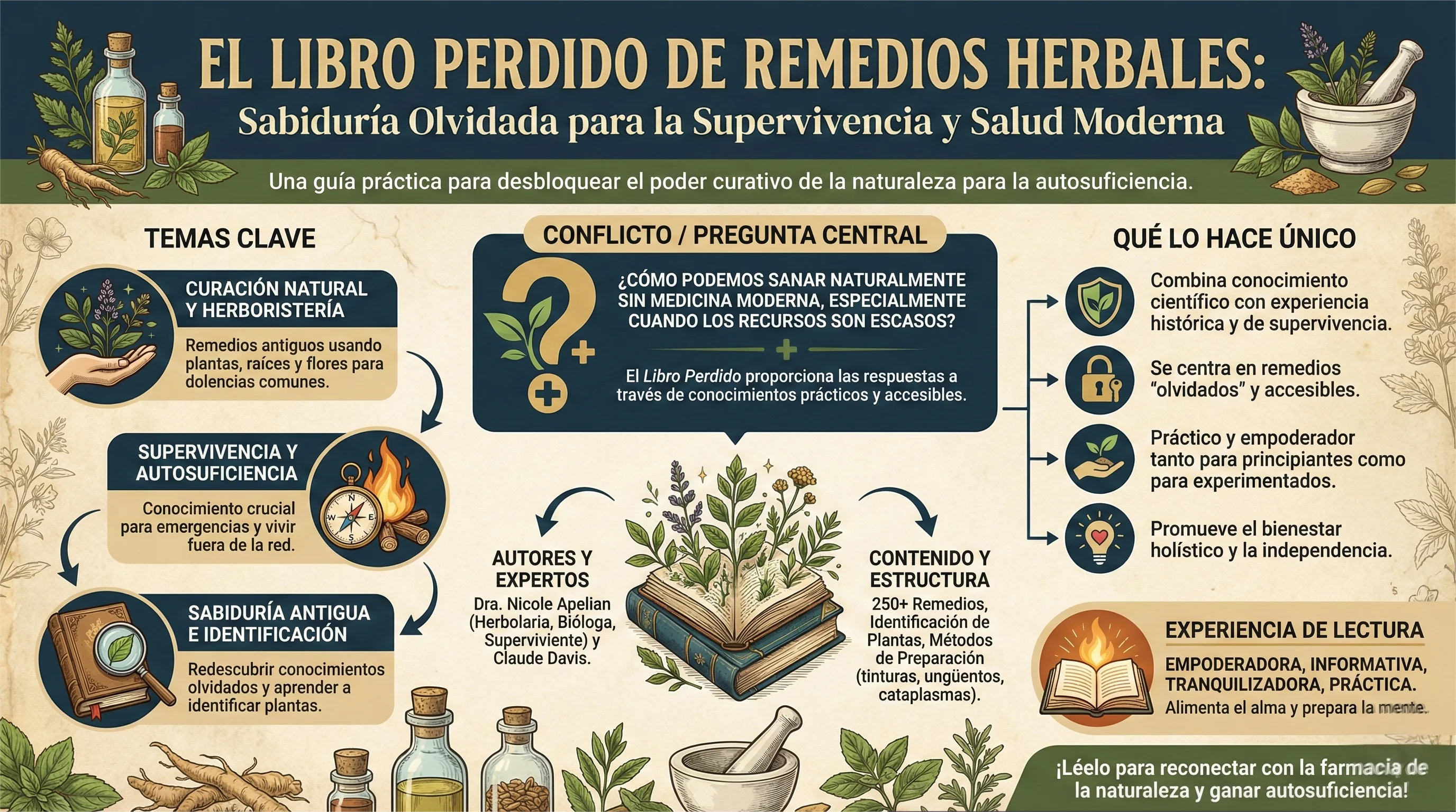 Infografía de La Botica Casera Olvidada