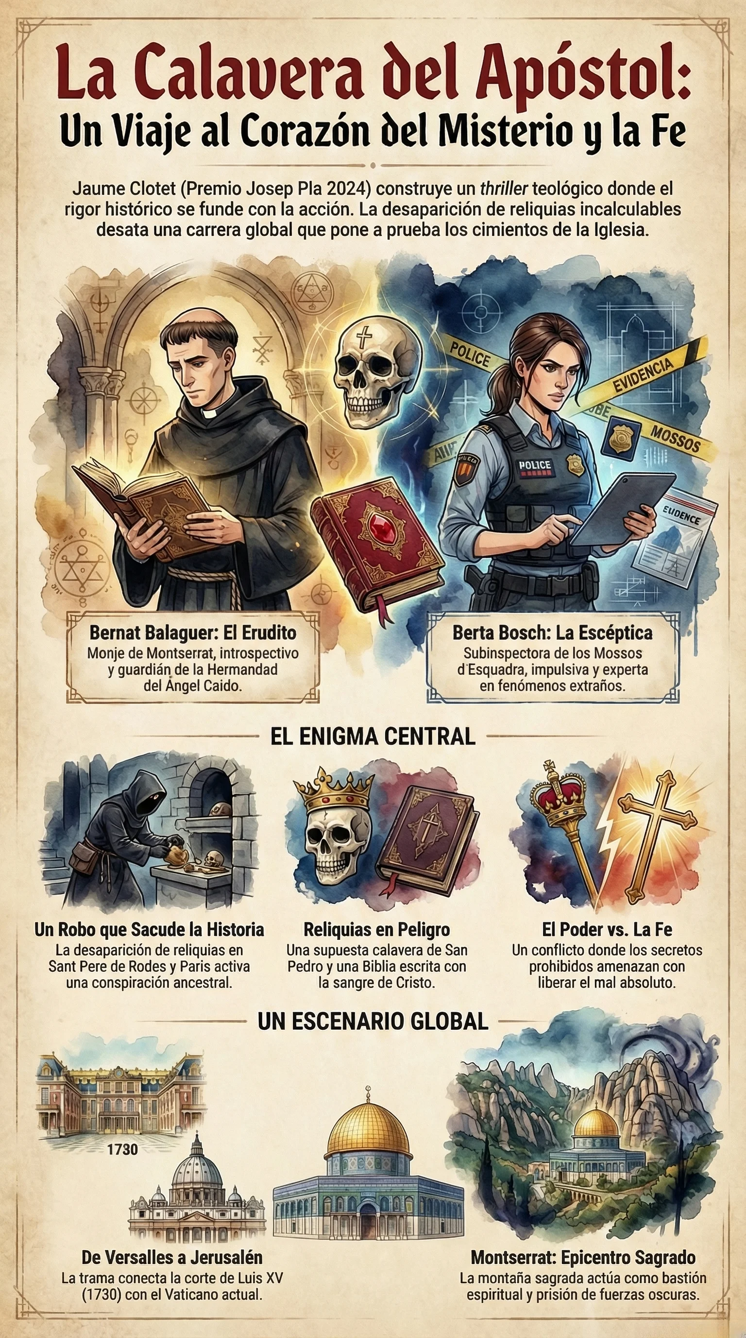 Infografía La Calavera del Apóstol