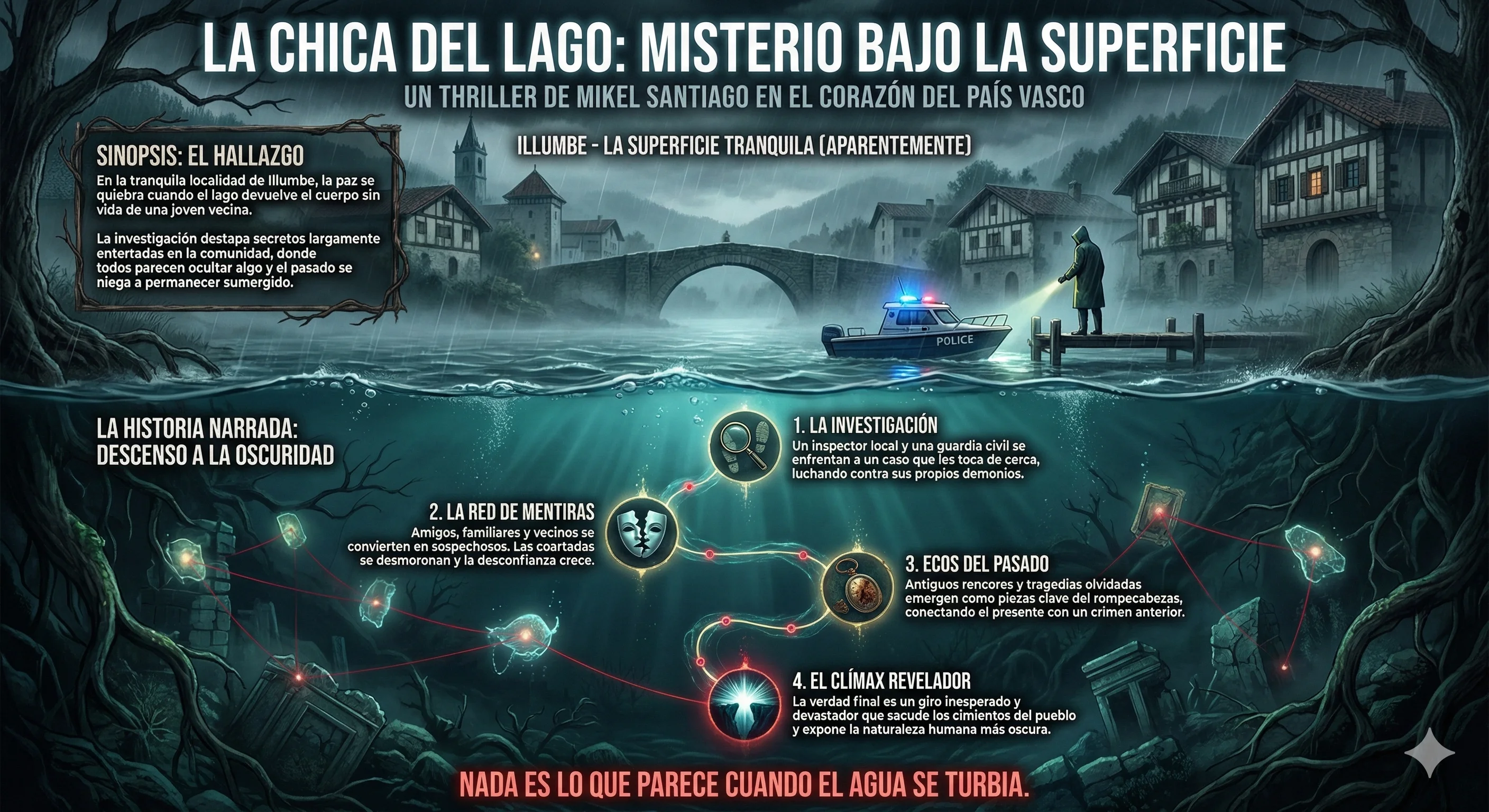 Infografía de La Chica del Lago