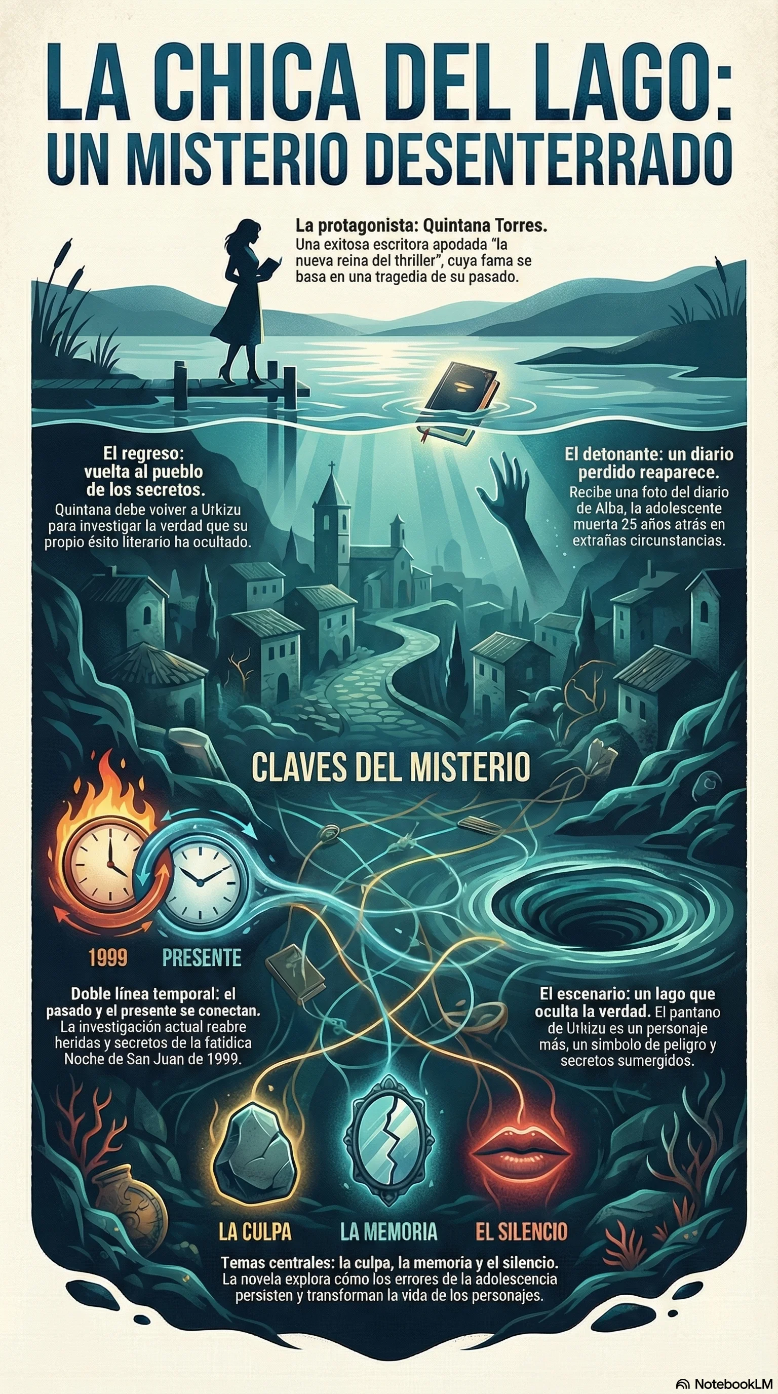 Infografía de La Chica del Lago