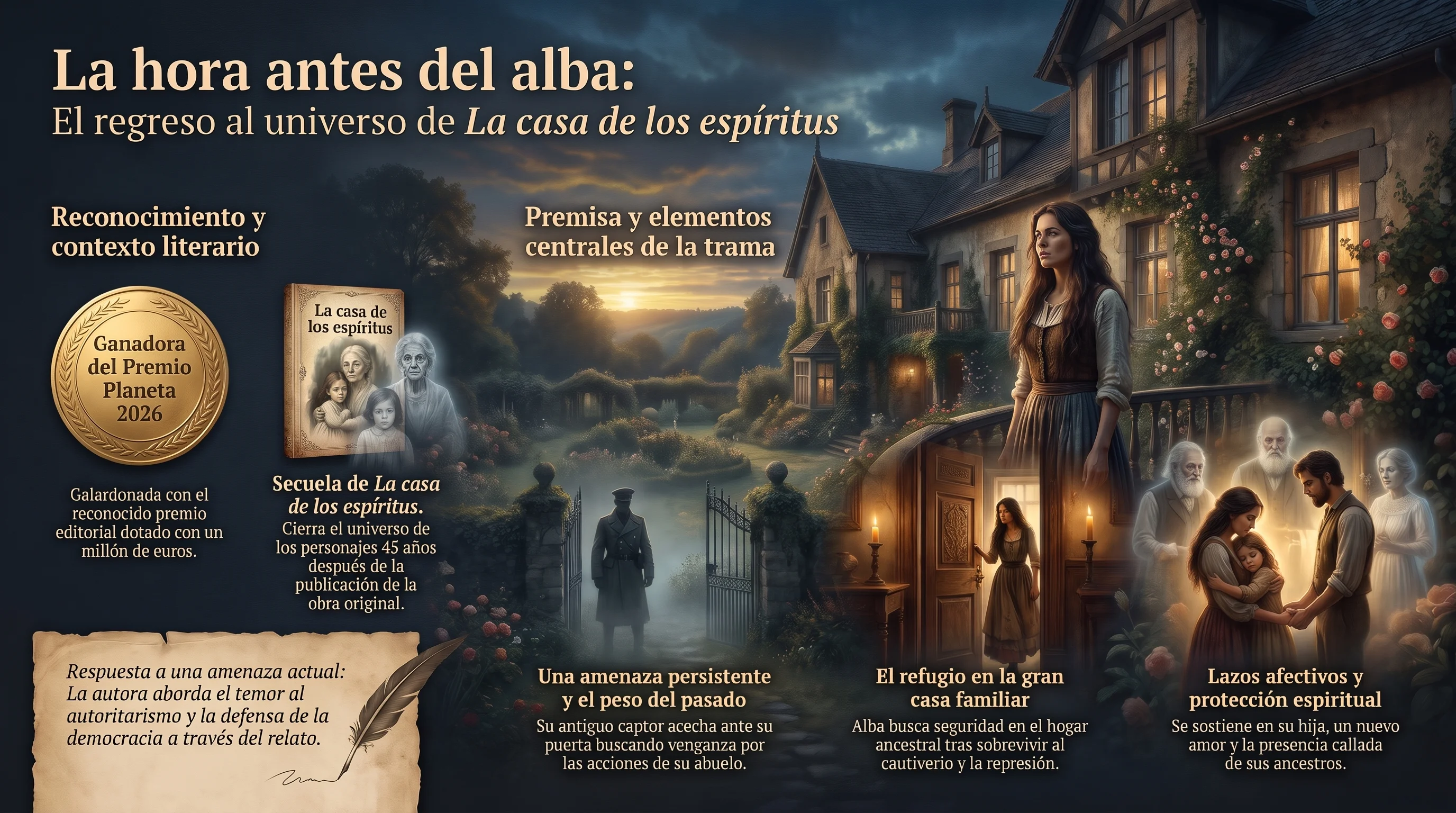 Infografía de La hora antes del alba