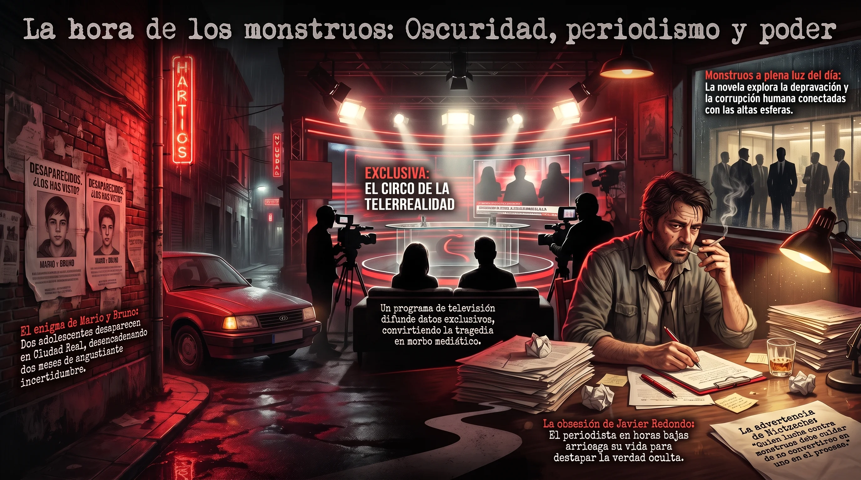Infografía de La hora de los monstruos