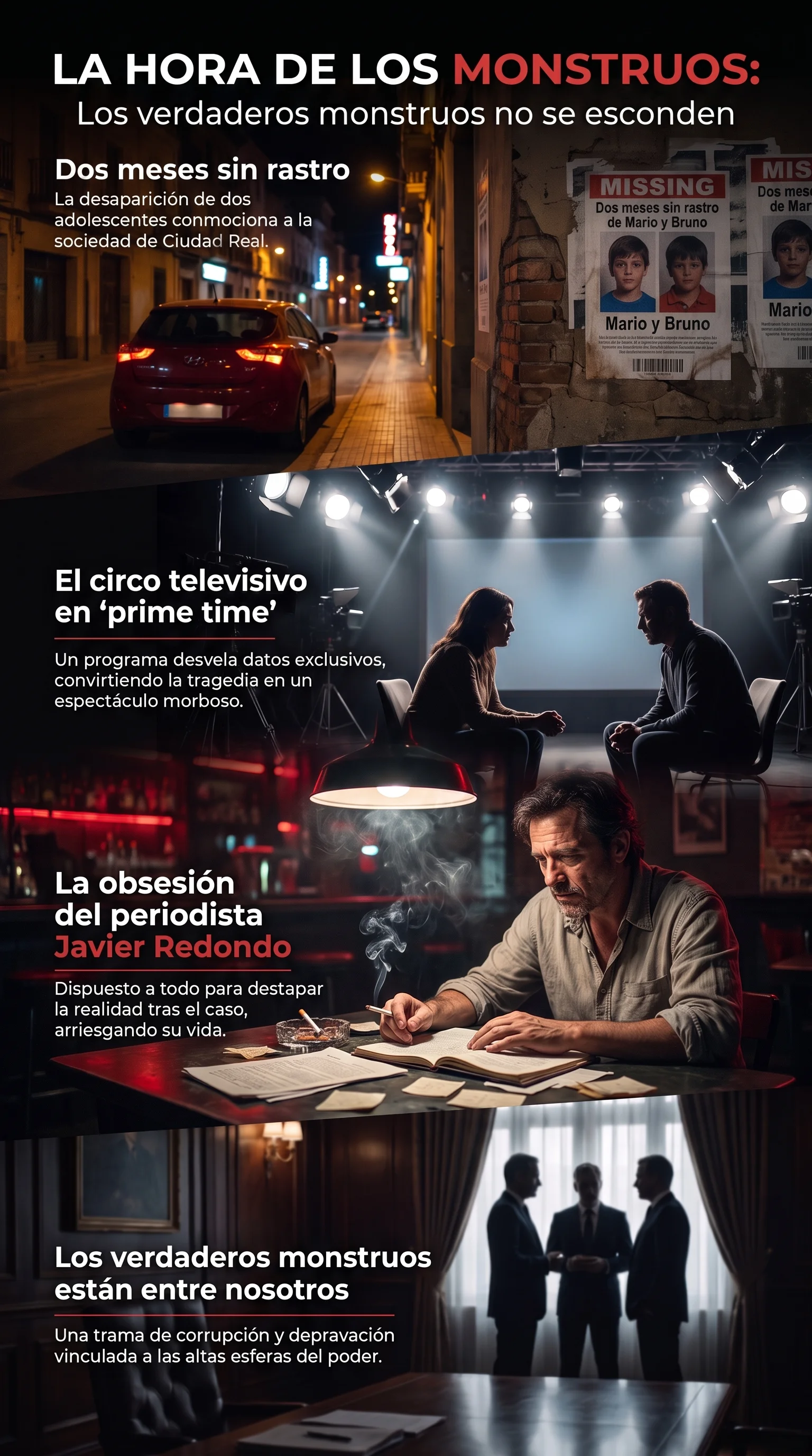 Infografía La hora de los monstruos