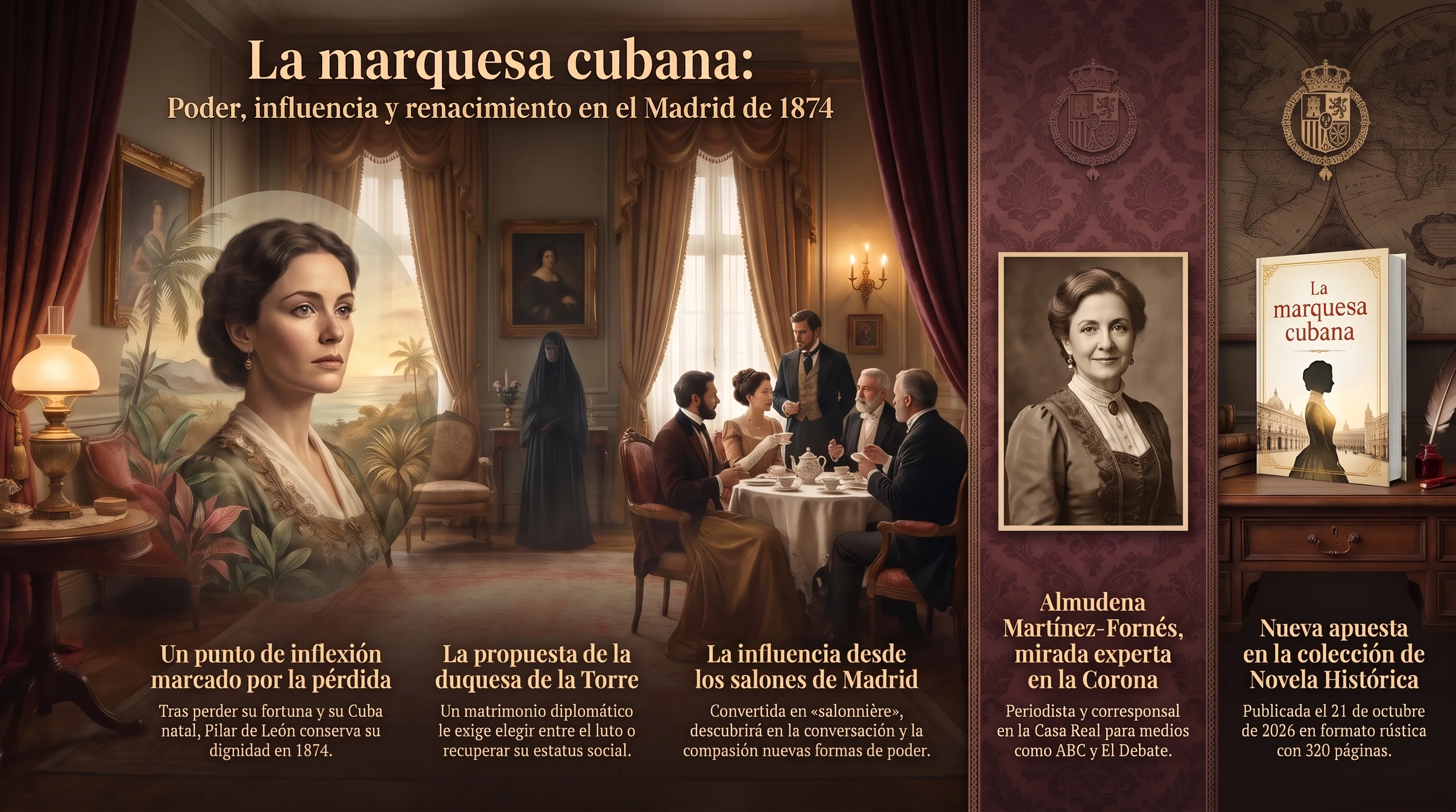Infografía de La marquesa cubana