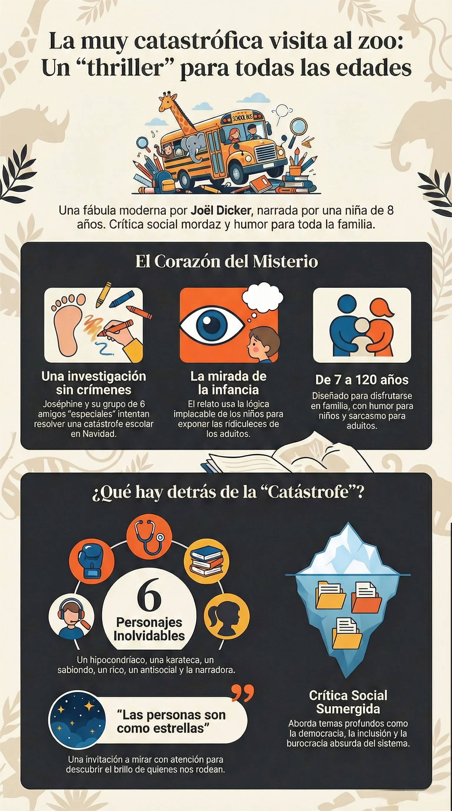 Infografía La Muy Catastrófica Visita al Zoo