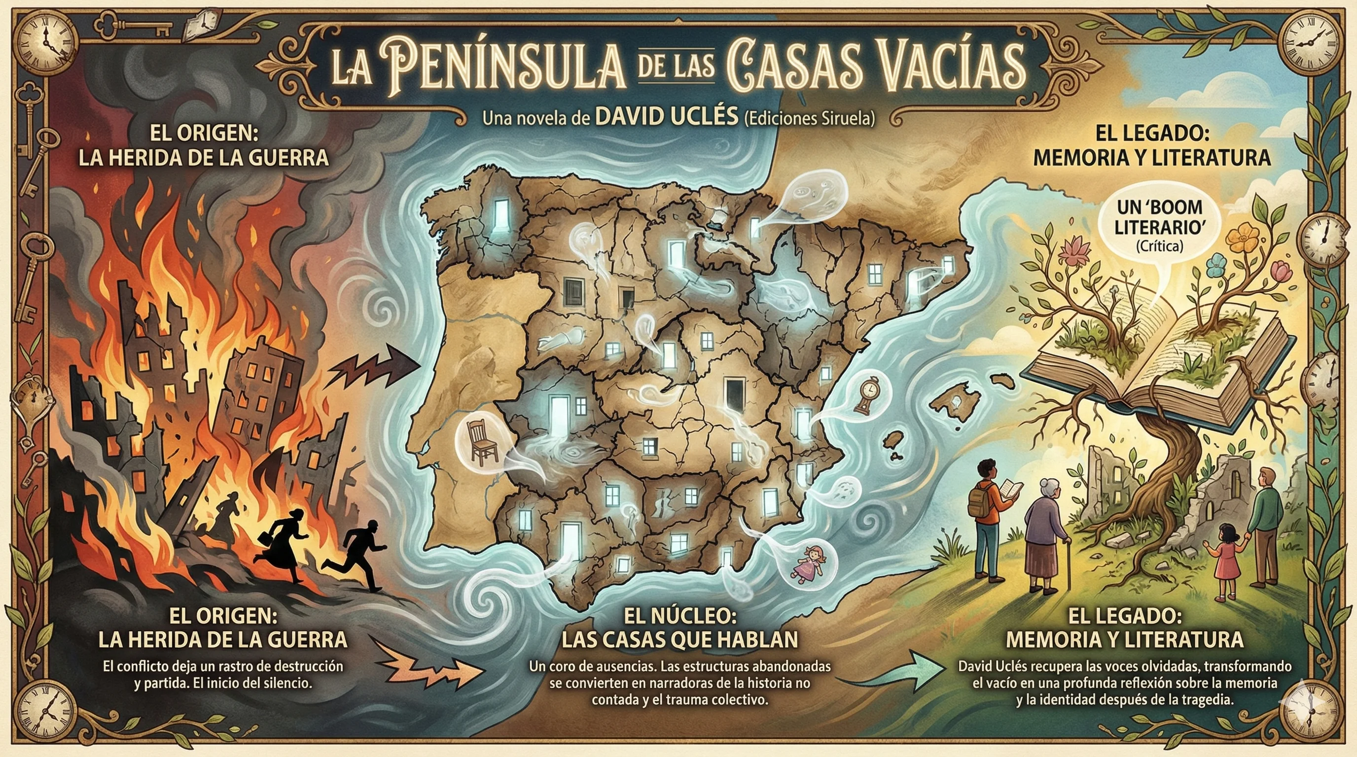 Infografía de La Península de las Casas Vacías