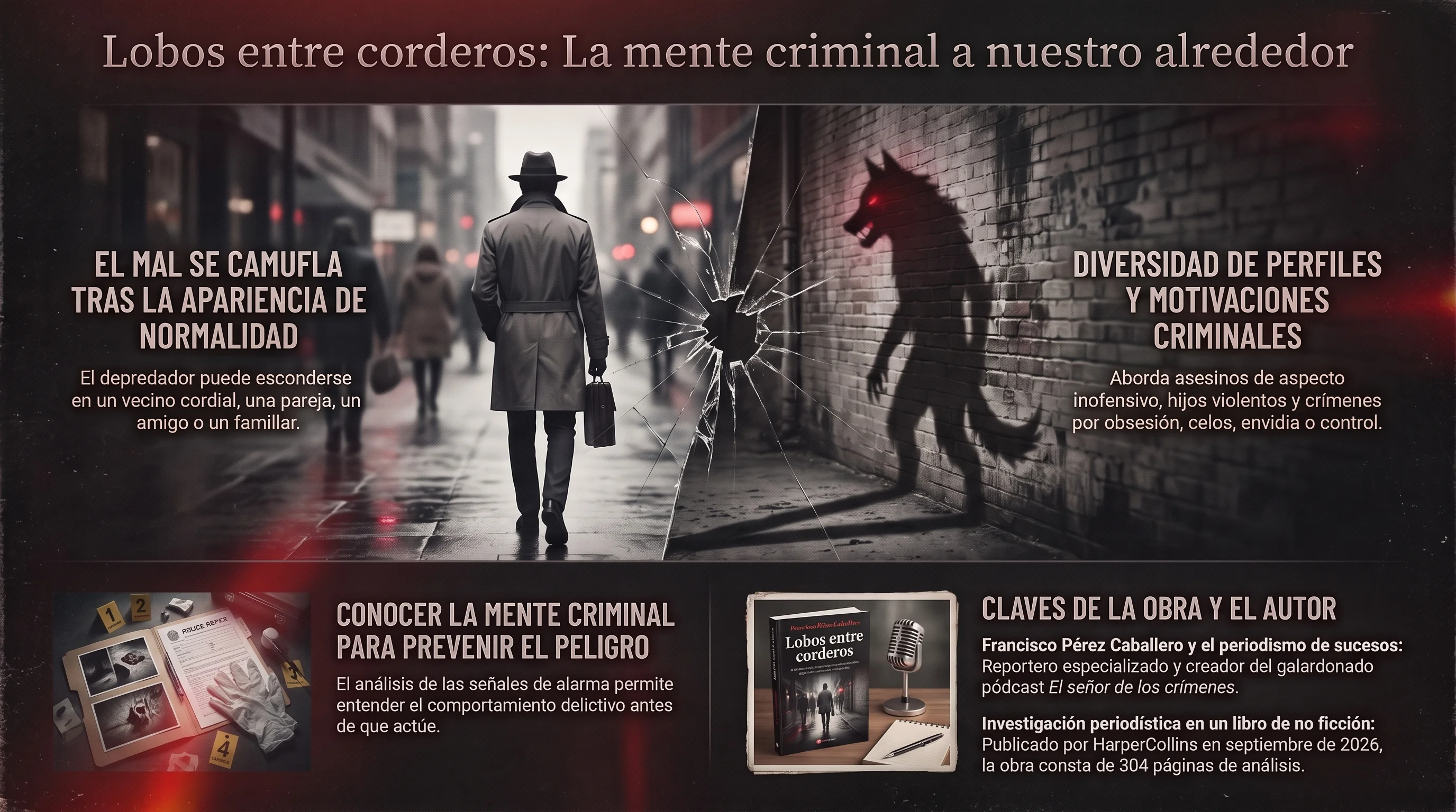 Infografía de Lobos entre corderos