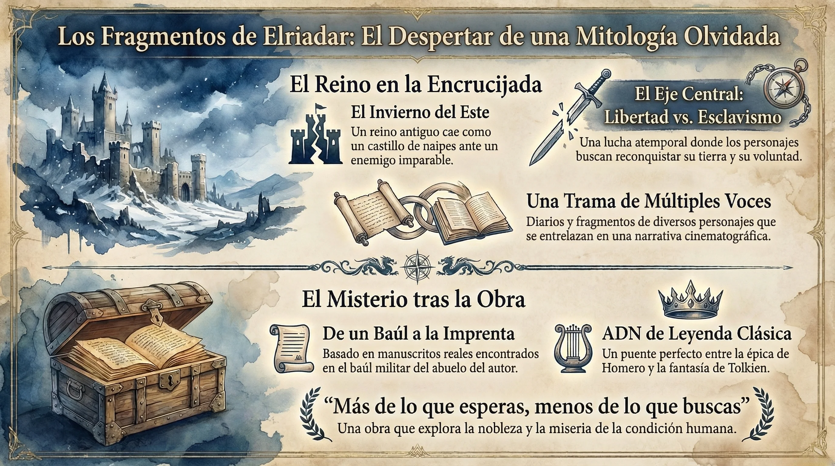 Infografía de Los Fragmentos de Elriadar