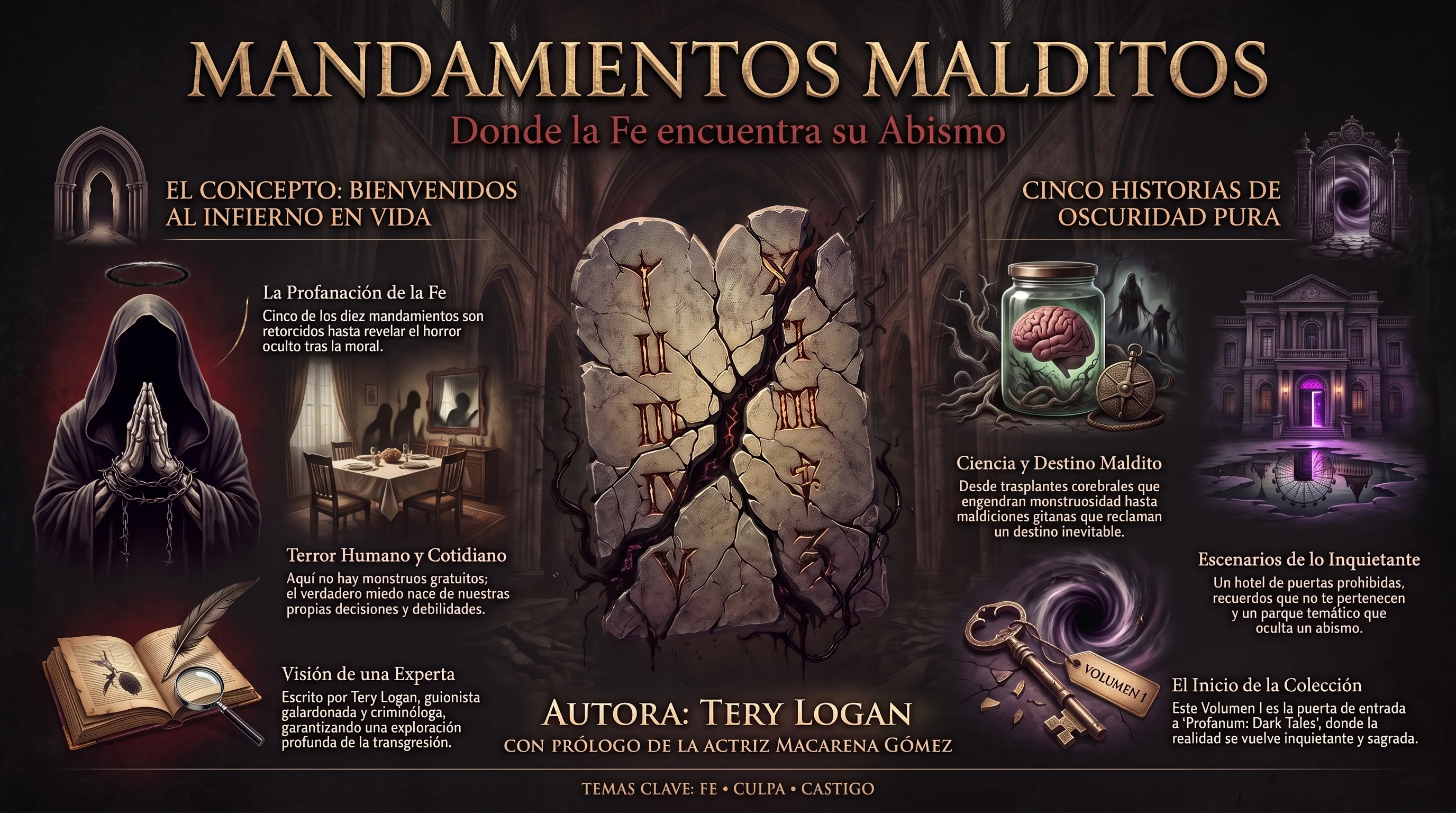 Infografía de Mandamientos Malditos