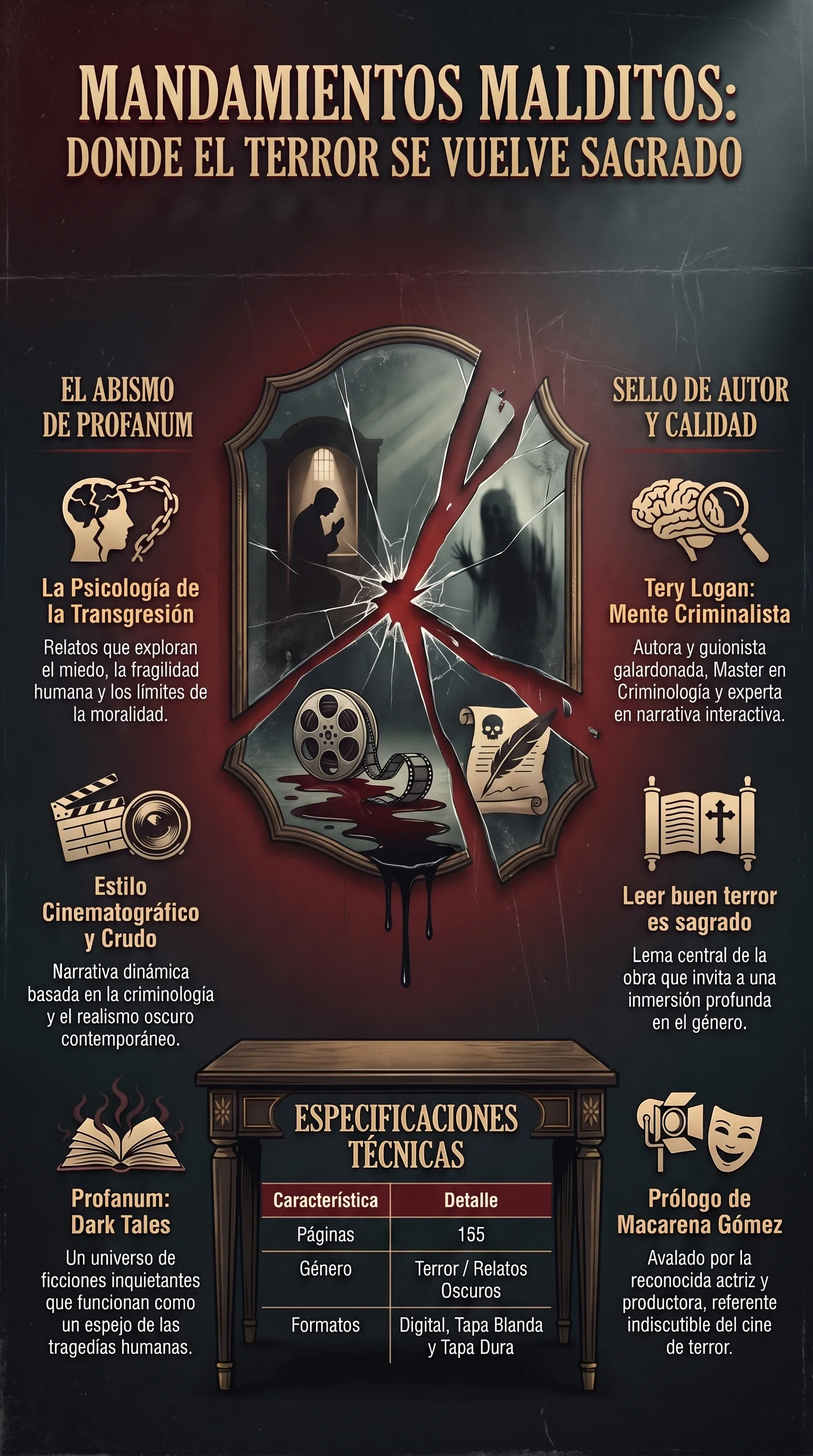 Infografía Mandamientos Malditos