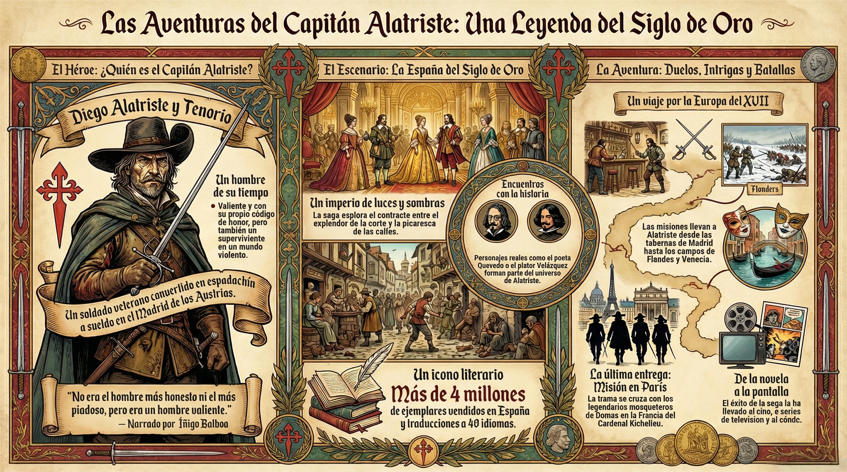 Infografía de Misión en París