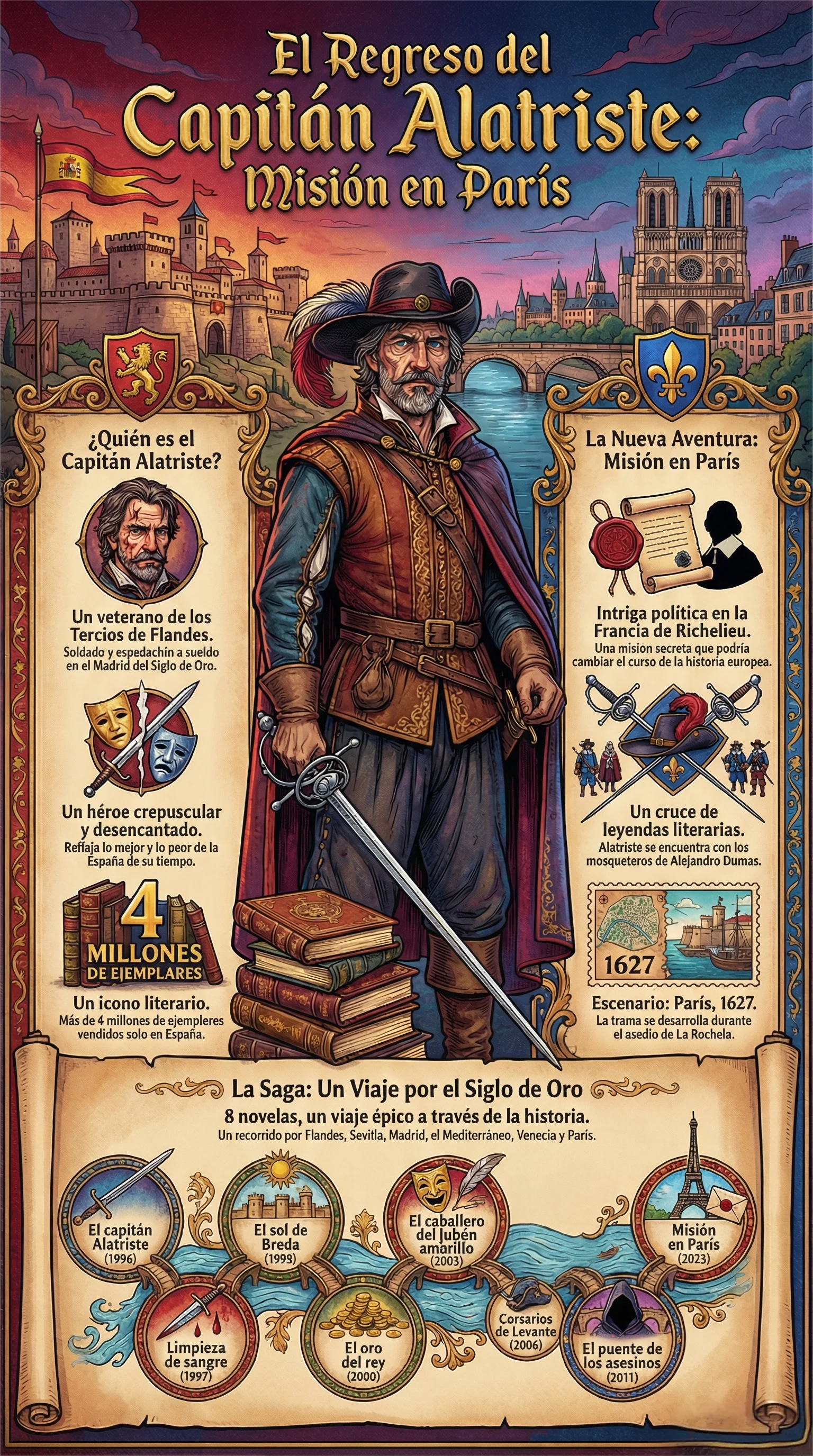 Infografía Misión en París