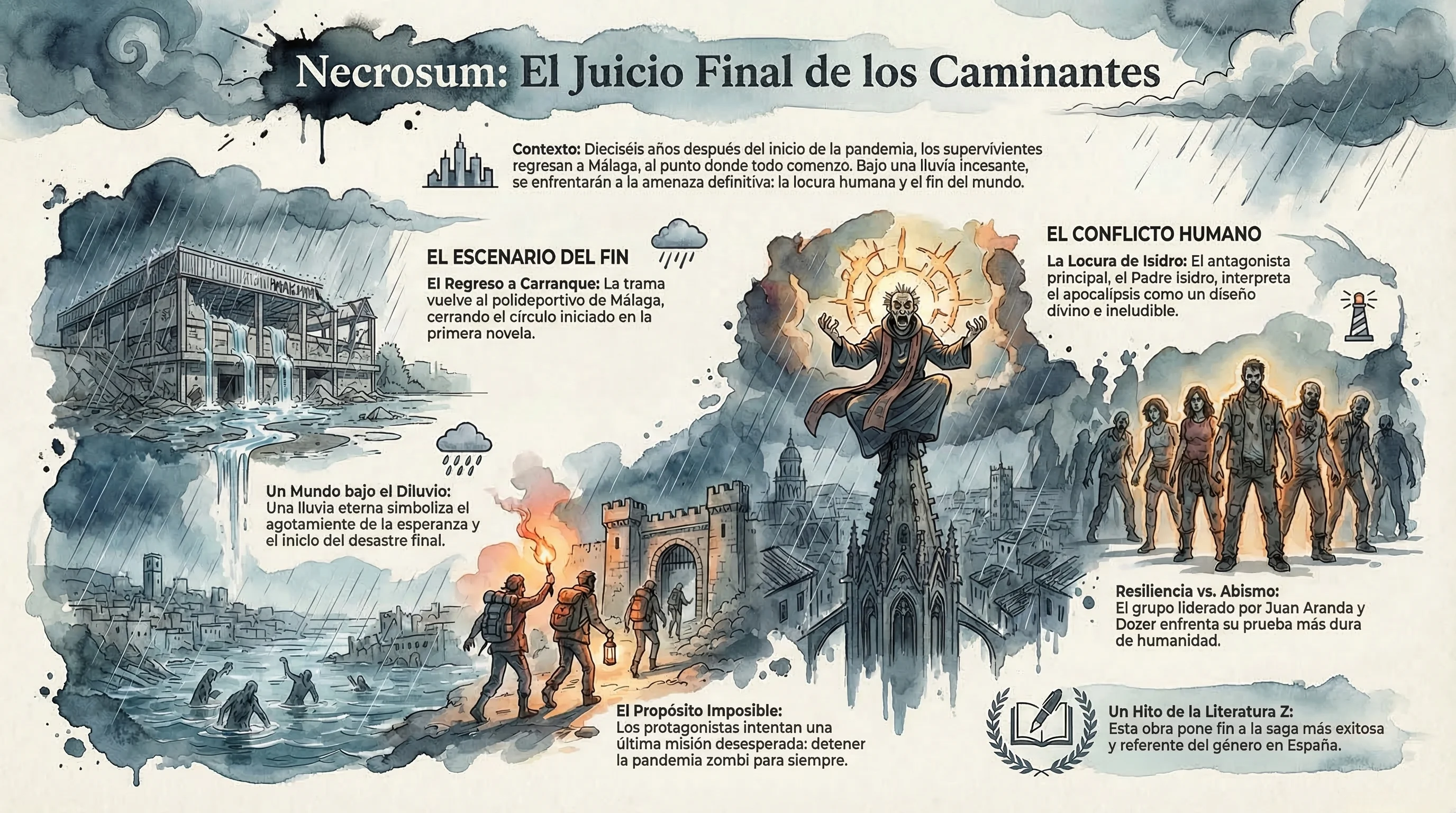 Infografía de Necrosum - Los Caminantes