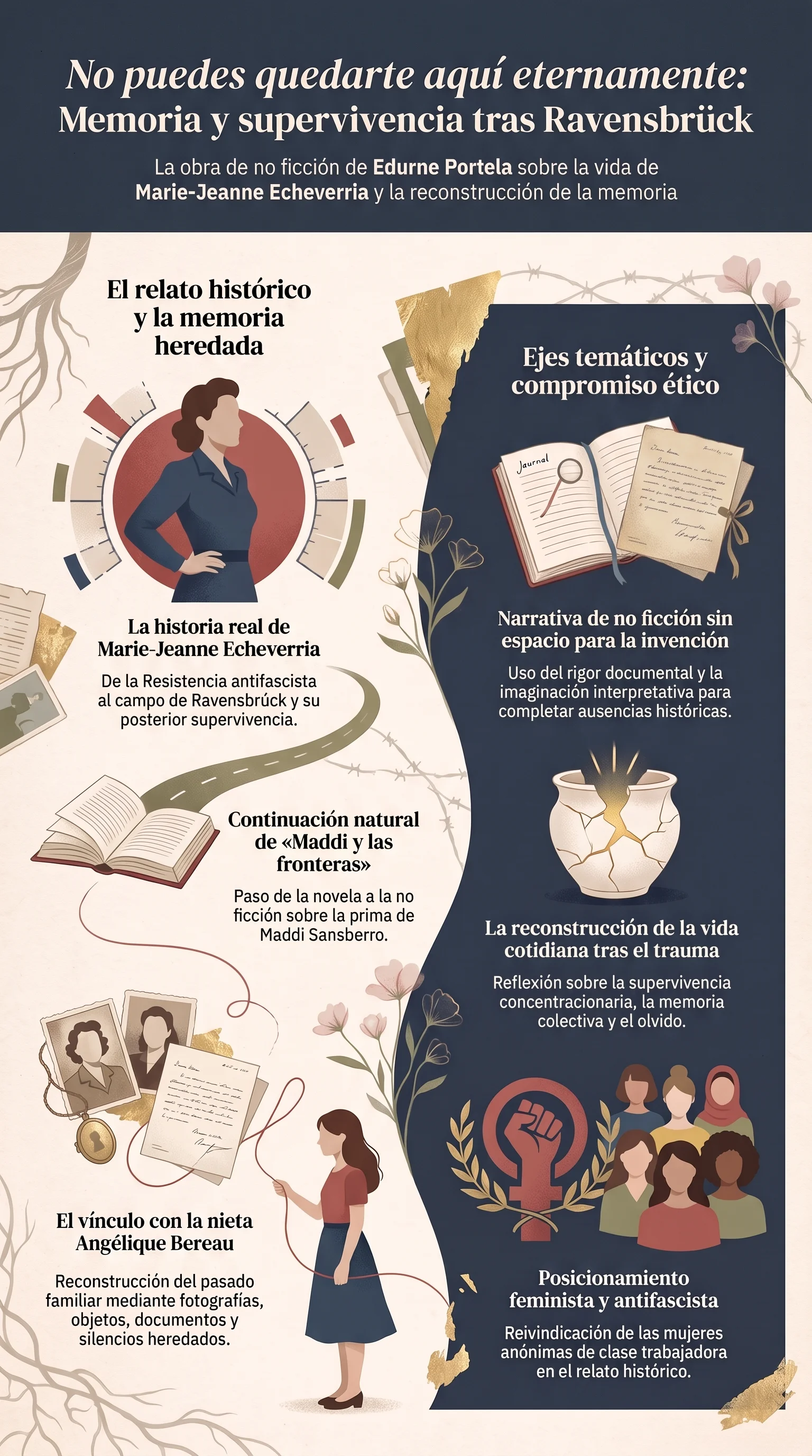 Infografía No puedes quedarte aquí eternamente