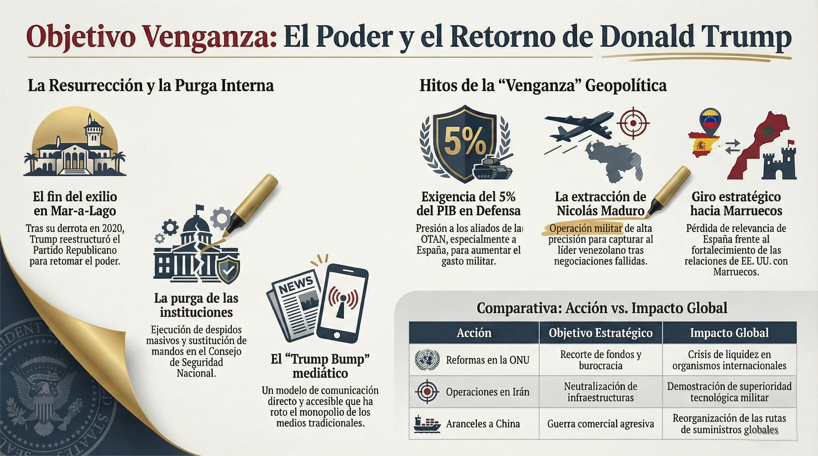 Infografía de OBJETIVO VENGANZA