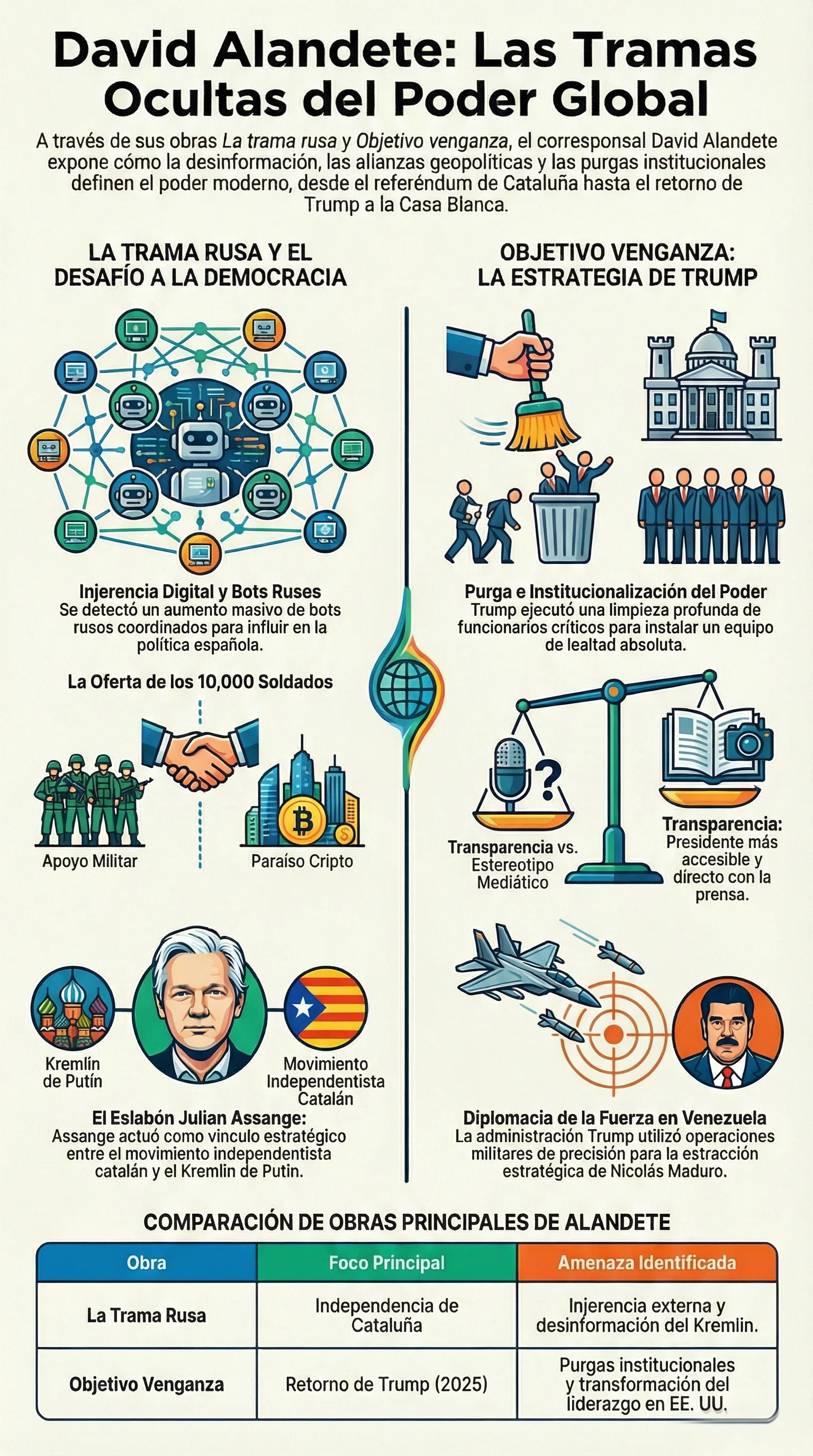 Infografía OBJETIVO VENGANZA