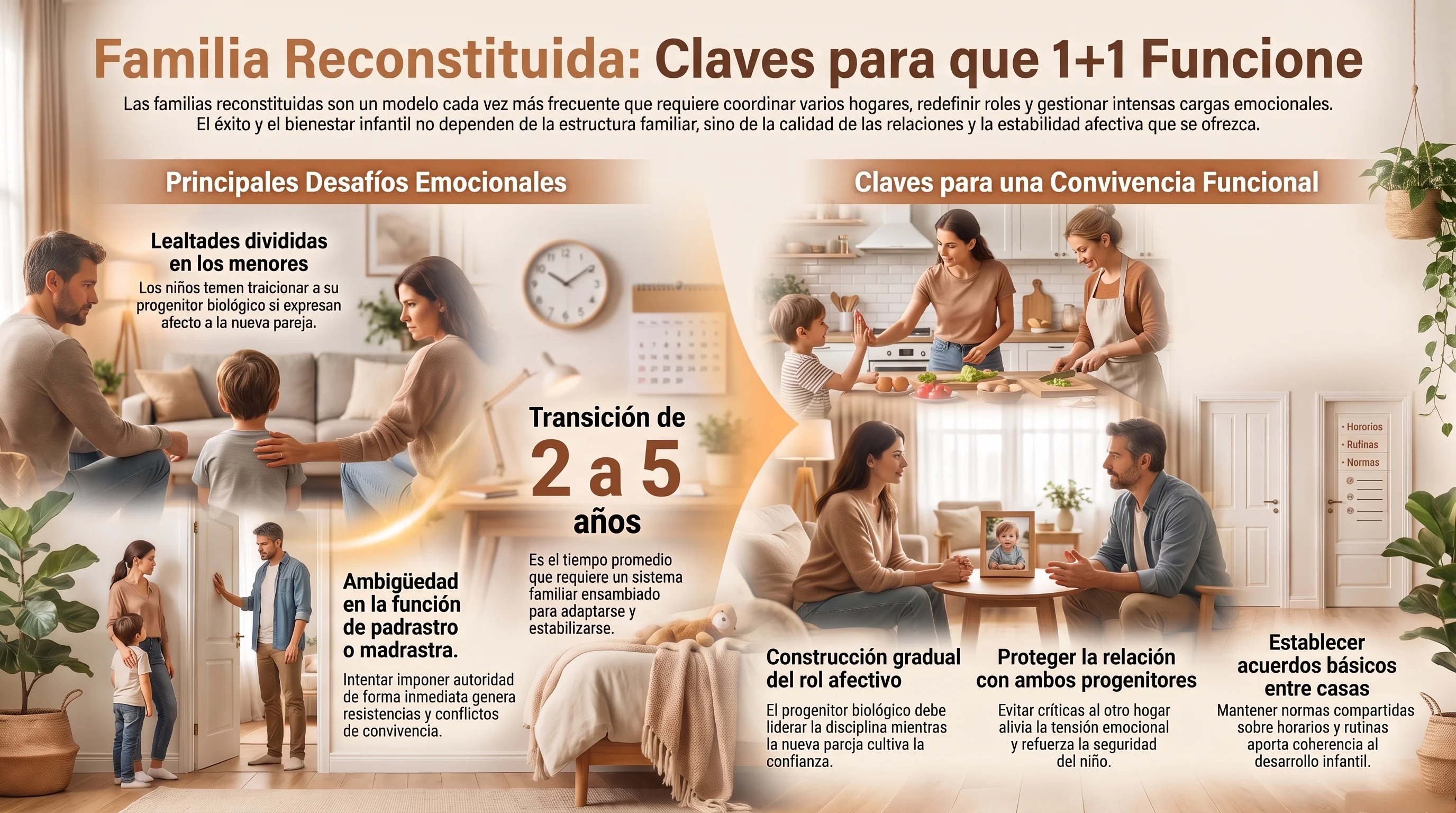 Infografía de Porque 1+1 no siempre son 2